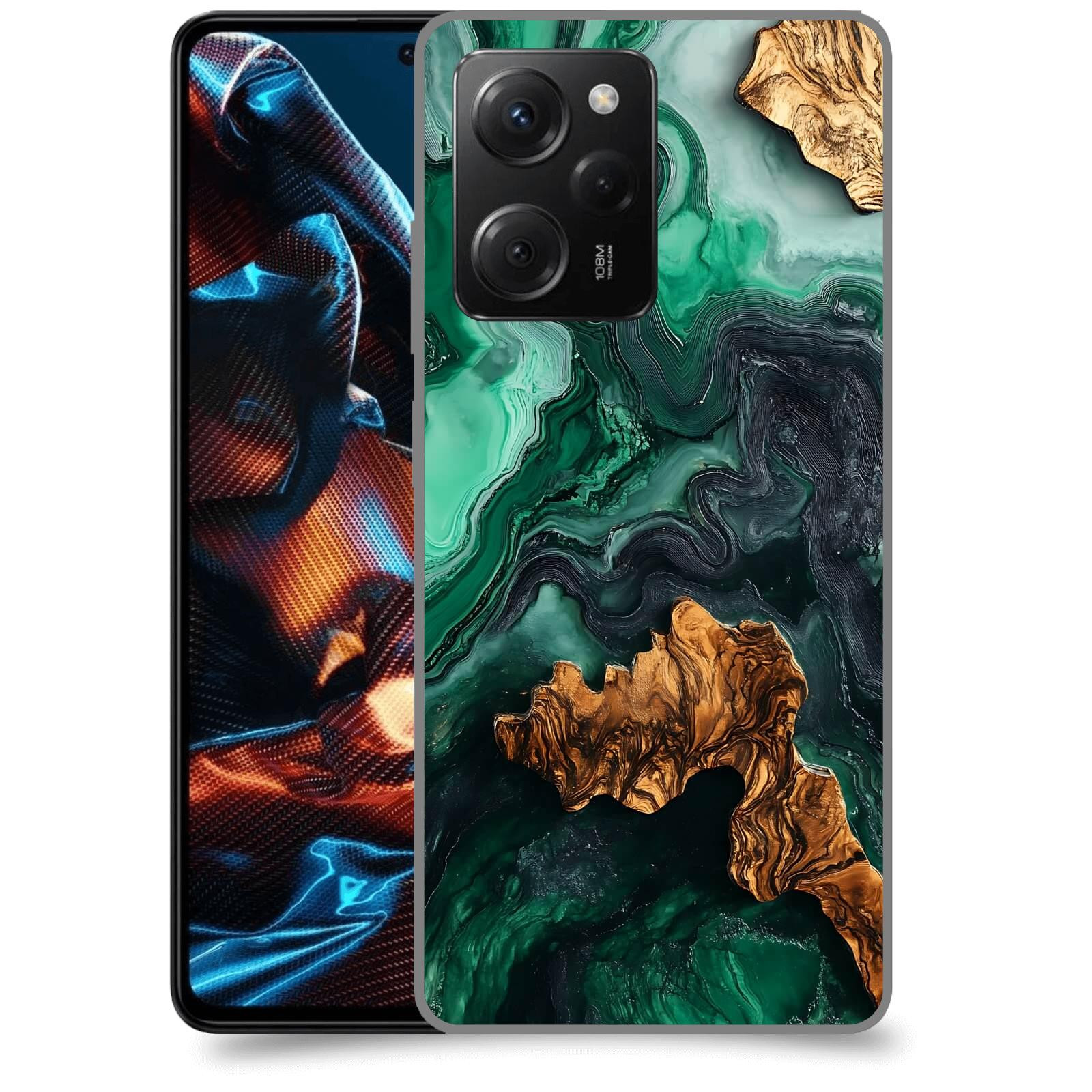 ACOVER Kryt na mobil Xiaomi Poco X5 Pro - Forest Wood IV