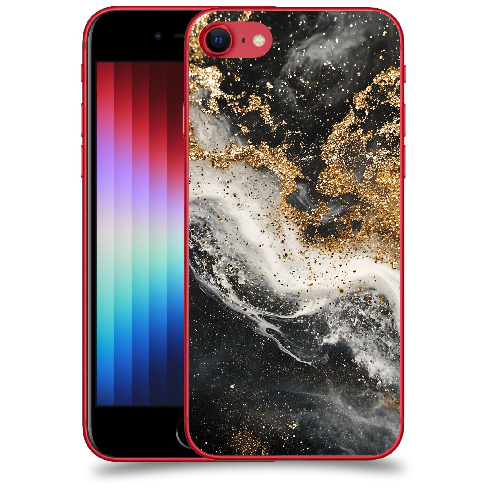 ACOVER Kryt na mobil Apple iPhone SE 2022 - Liquid Gold I