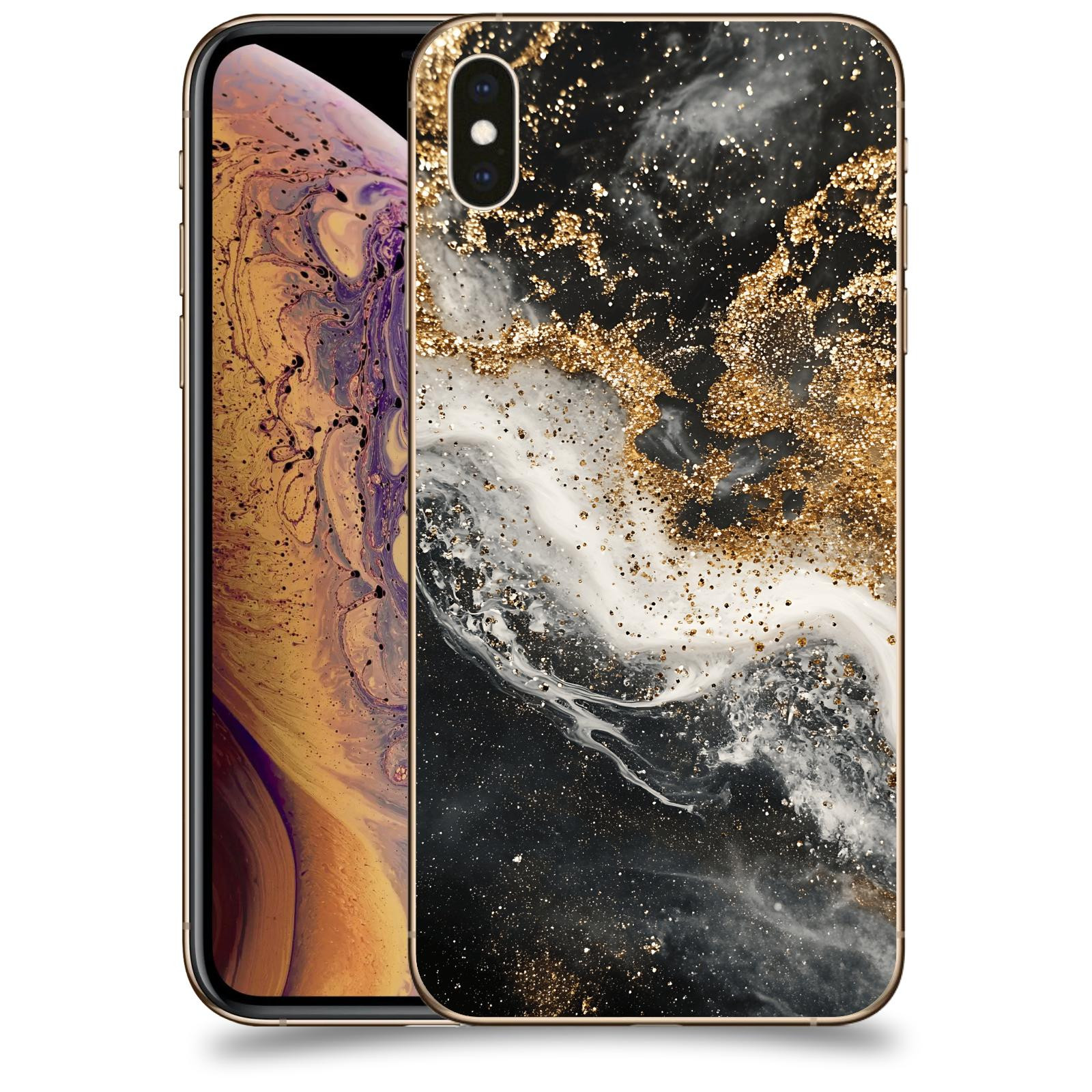 ACOVER Kryt na mobil Apple iPhone XS Max - Liquid Gold I