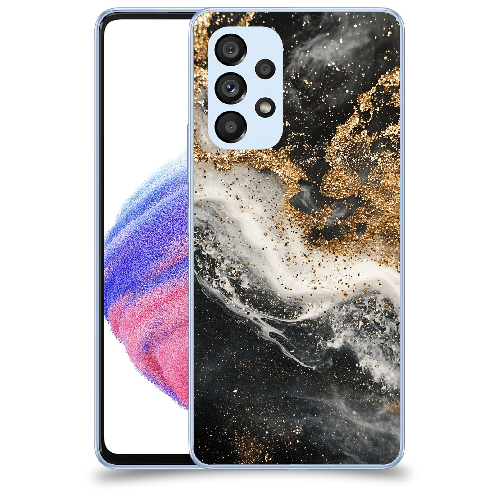 ACOVER Kryt na mobil Samsung Galaxy A32 5G A326B - Liquid Gold I
