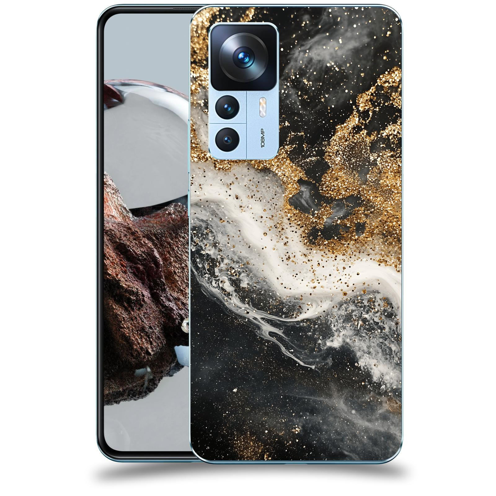 ACOVER Kryt na mobil Xiaomi 12T - Liquid Gold I