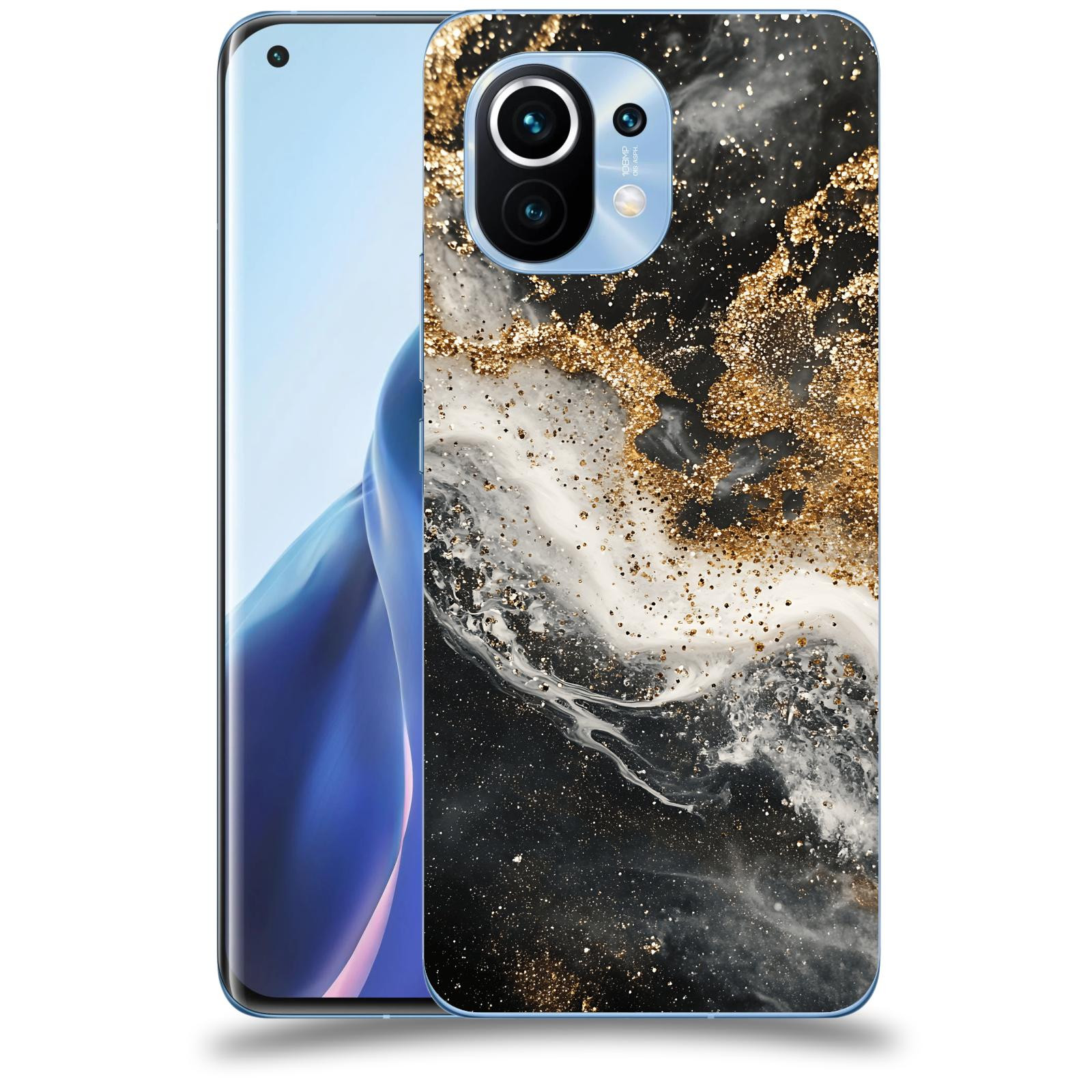 ACOVER Kryt na mobil Xiaomi Mi 11 - Liquid Gold I
