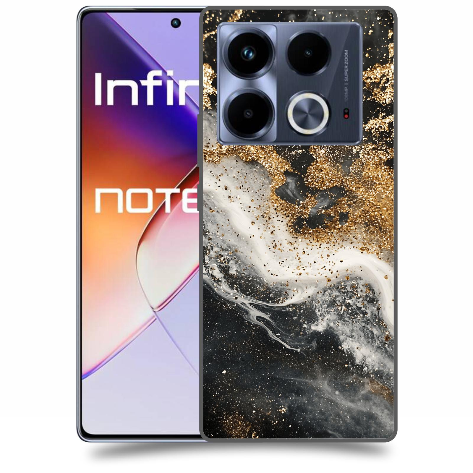 ACOVER Kryt na mobil Infinix Note 40 - Liquid Gold I