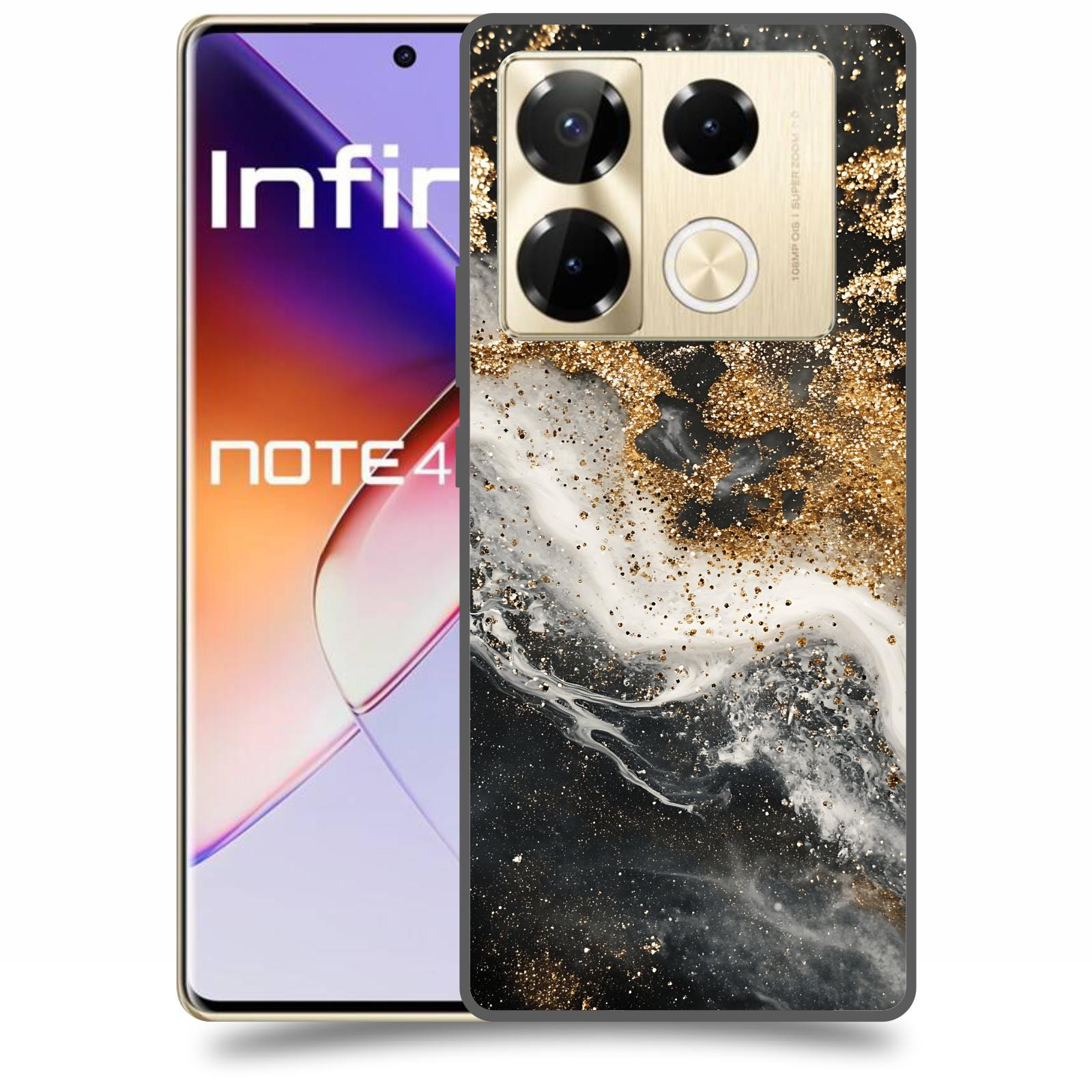 ACOVER Kryt na mobil Infinix Note 40 PRO - Liquid Gold I