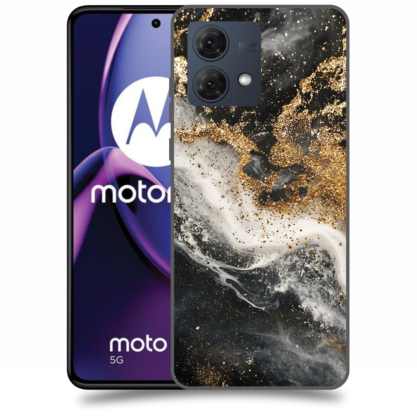 ACOVER Kryt na mobil Motorola Moto G84 5G - Liquid Gold I