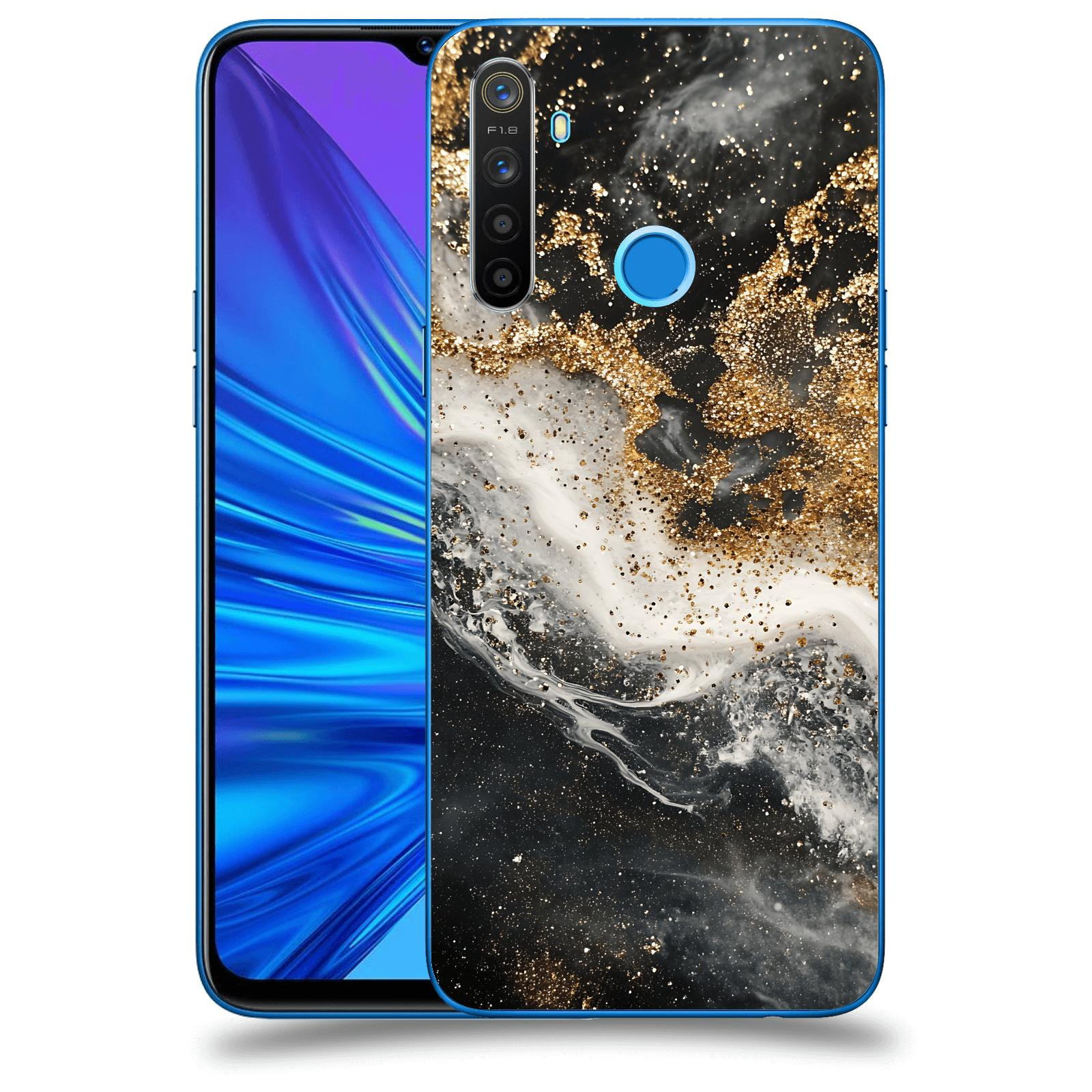 ACOVER Kryt na mobil Realme 5 - Liquid Gold I