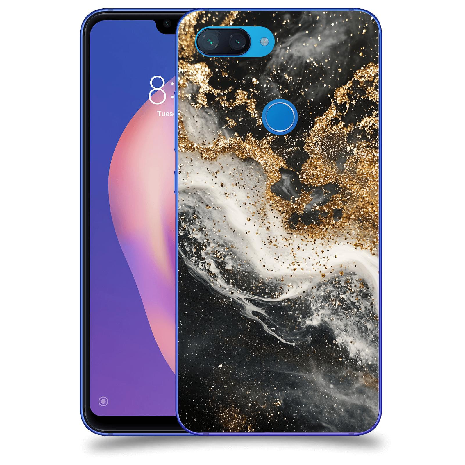 ACOVER Kryt na mobil Xiaomi Mi 8 Lite - Liquid Gold I