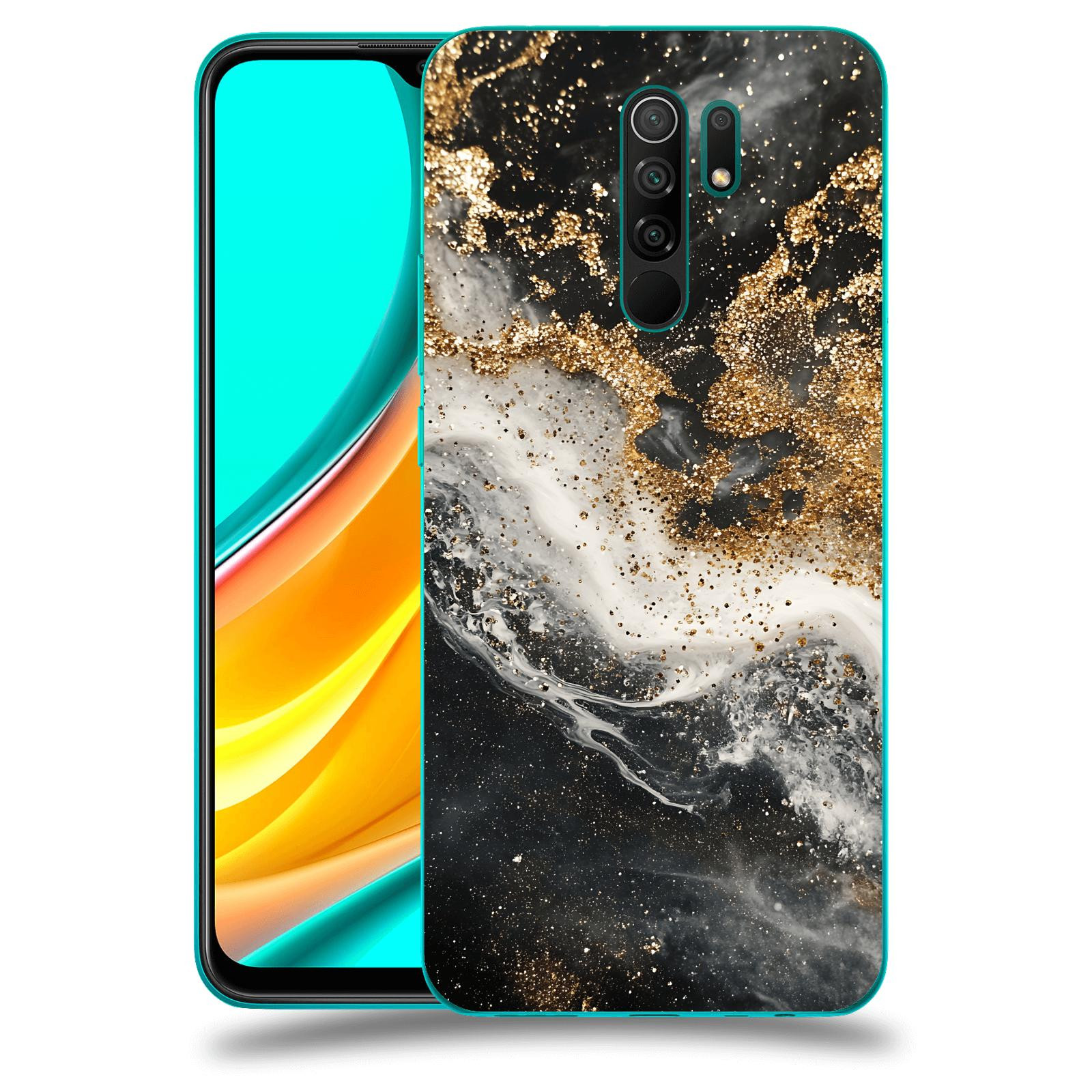 ACOVER Kryt na mobil Xiaomi Mi 9 - Liquid Gold I