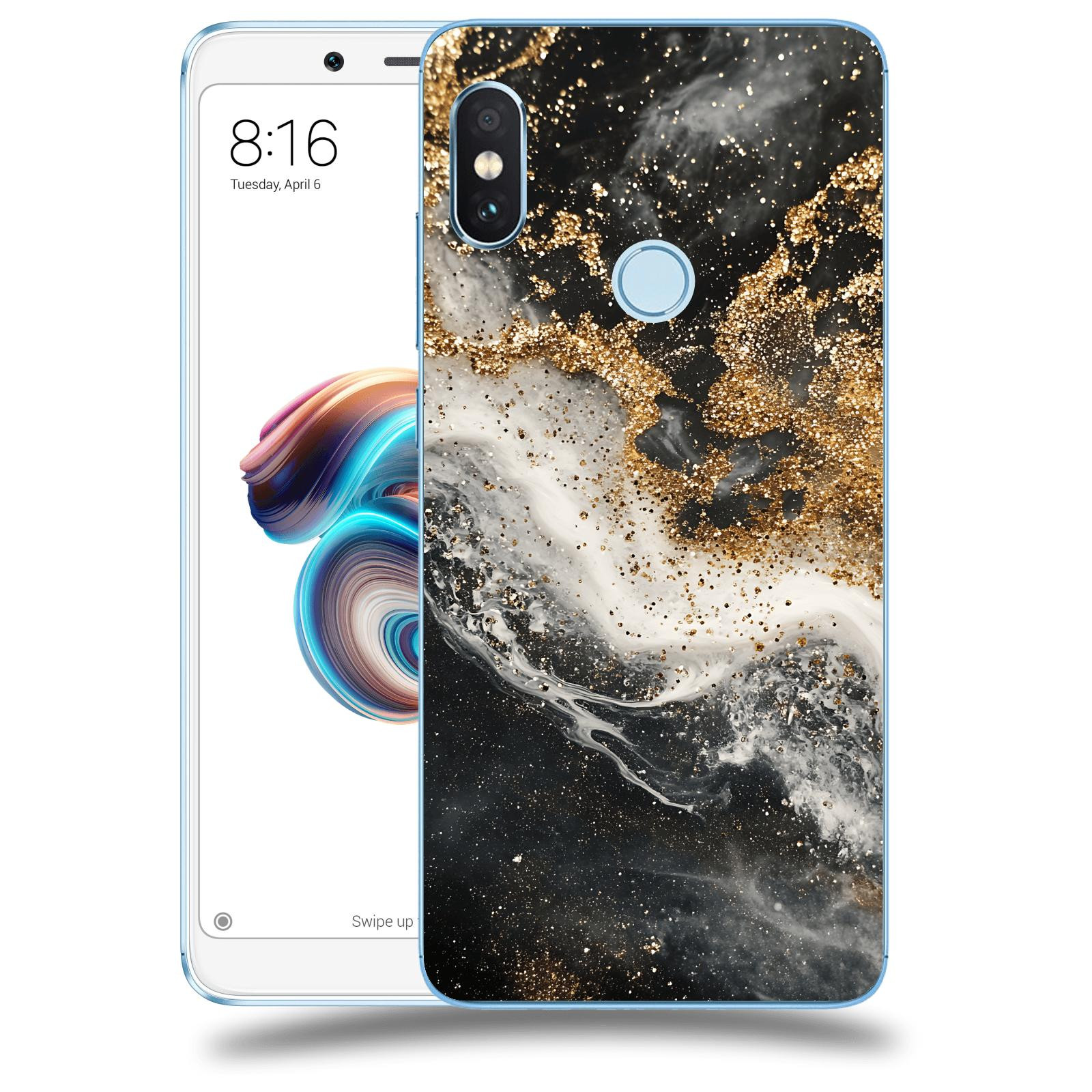 ACOVER Kryt na mobil Xiaomi Redmi Note 5 Global - Liquid Gold I