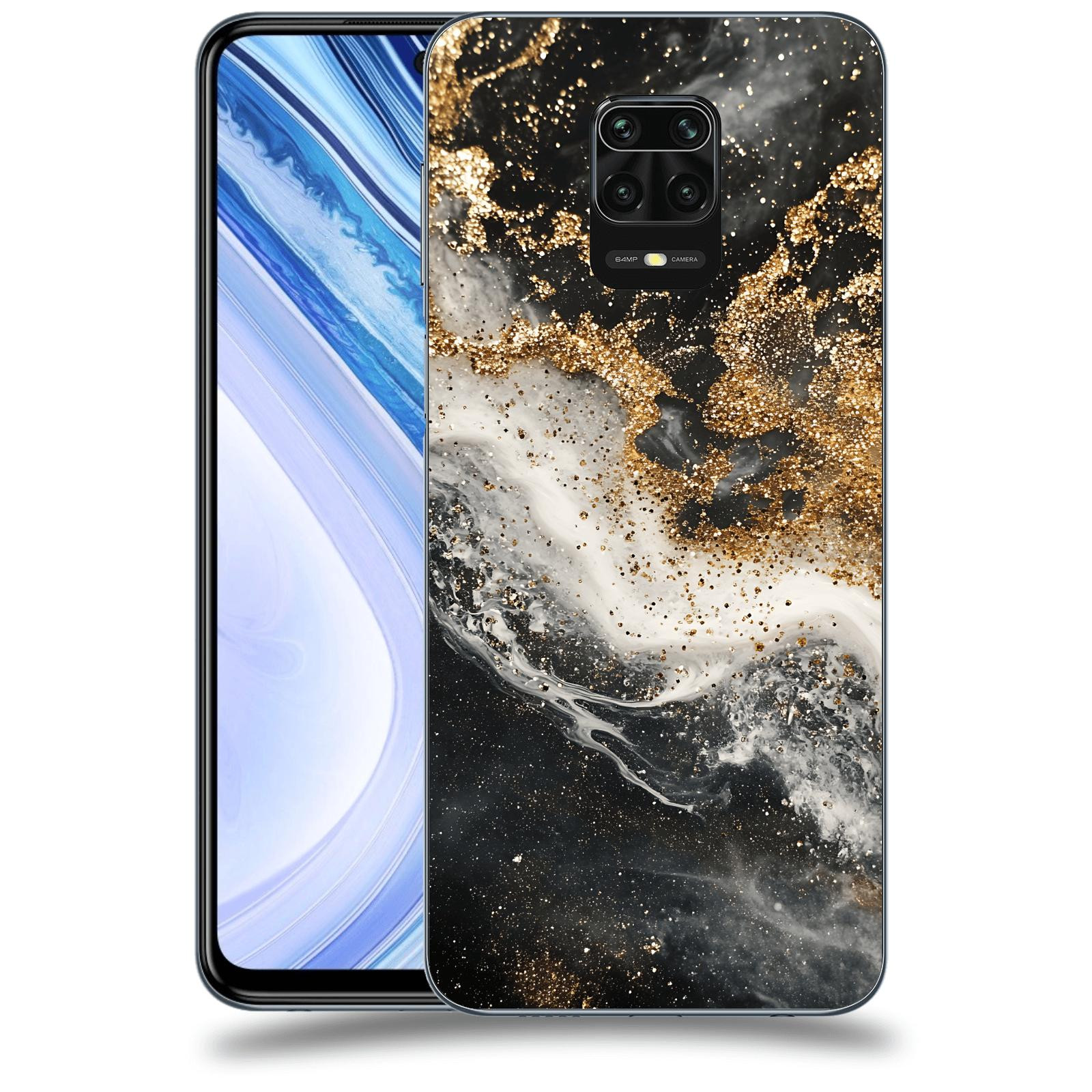 ACOVER Kryt na mobil Xiaomi Redmi Note 9 Pro - Liquid Gold I