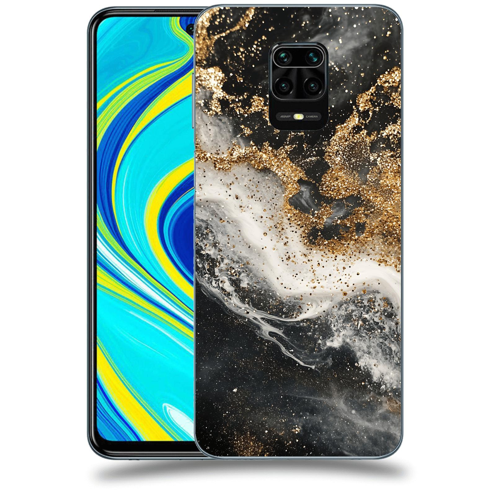 ACOVER Kryt na mobil Xiaomi Redmi Note 9S - Liquid Gold I