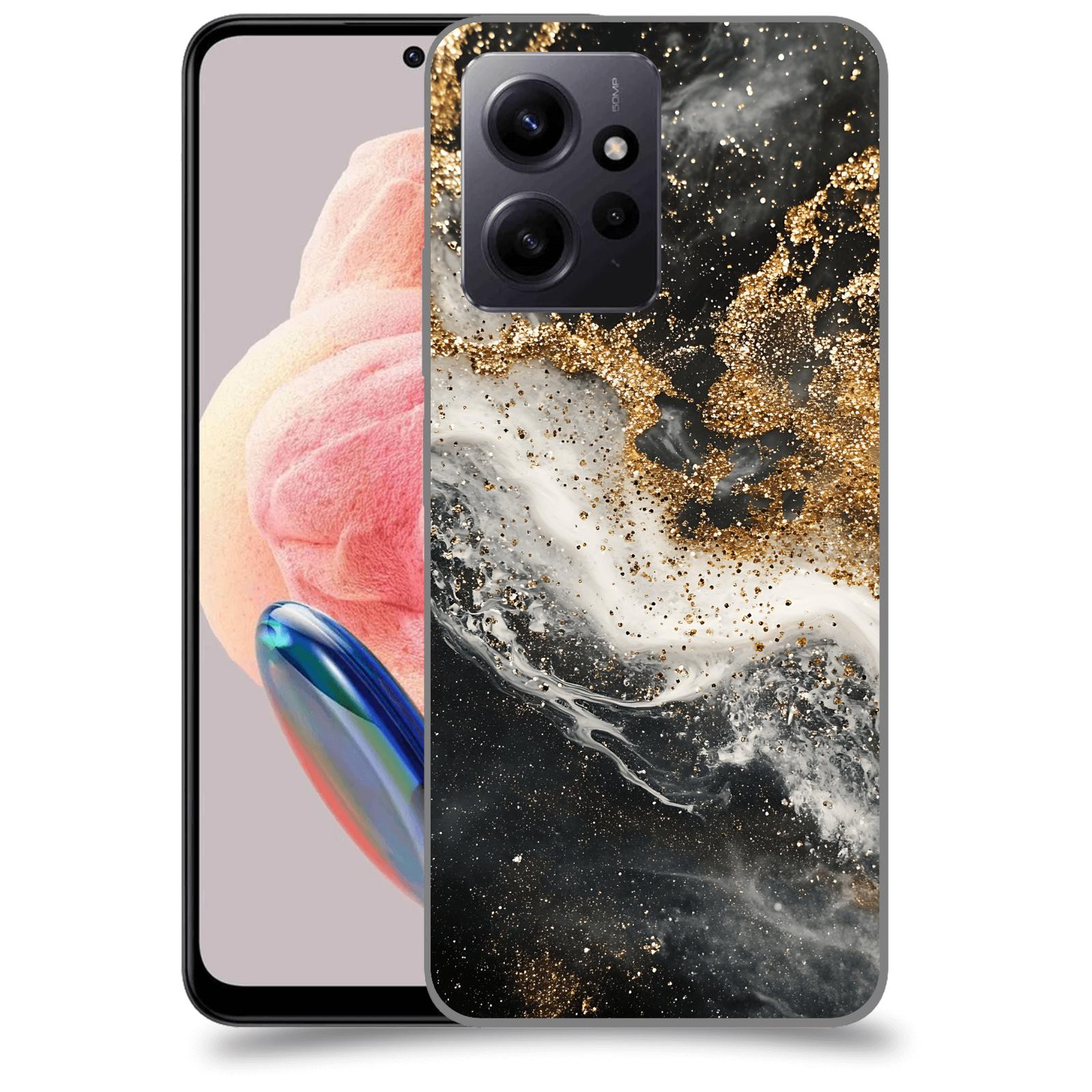 ACOVER Kryt na mobil Xiaomi Redmi Note 12 4G - Liquid Gold I