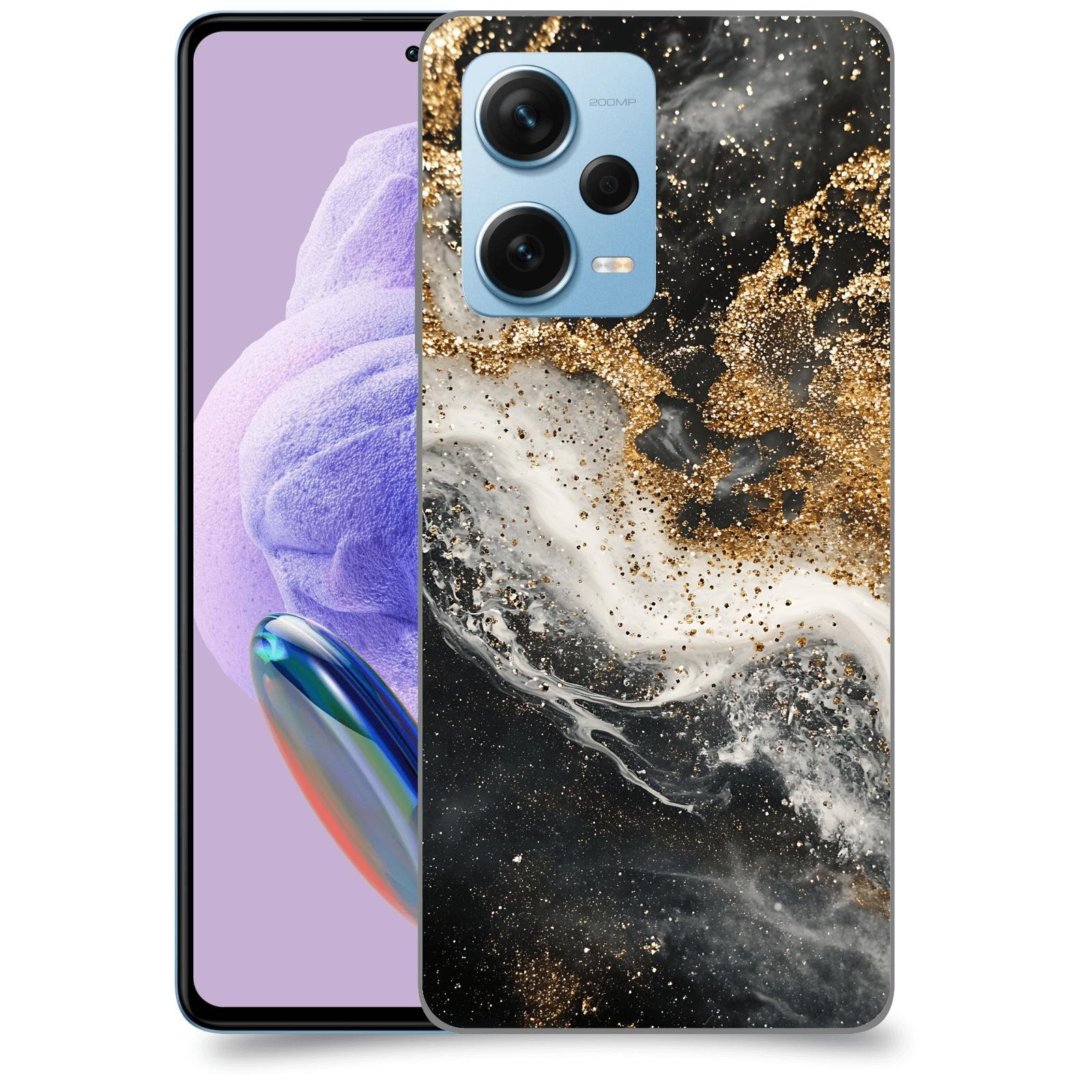 ACOVER Kryt na mobil Xiaomi Redmi Note 12 Pro+ 5G - Liquid Gold I
