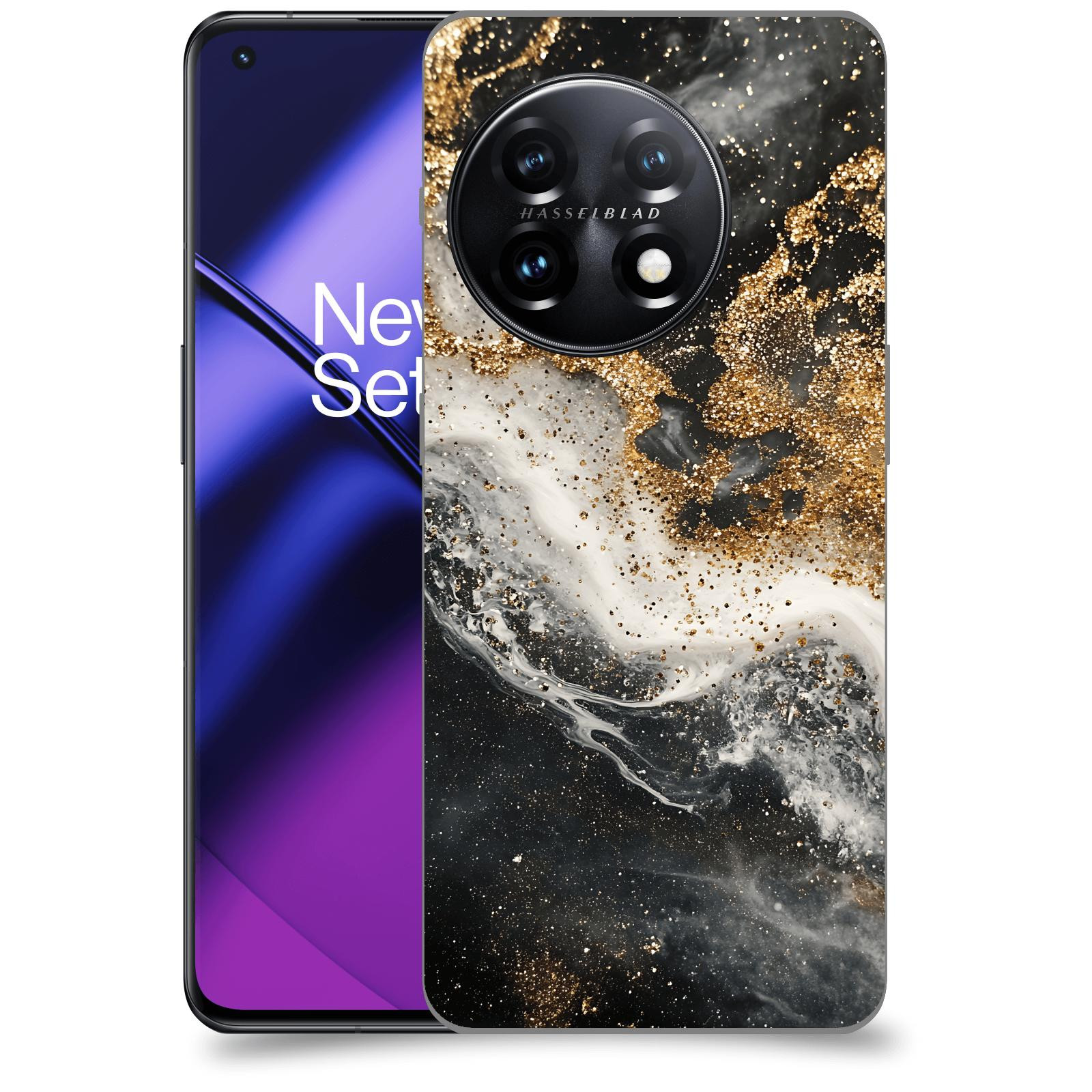 ACOVER Kryt na mobil OnePlus 11 5G - Liquid Gold I