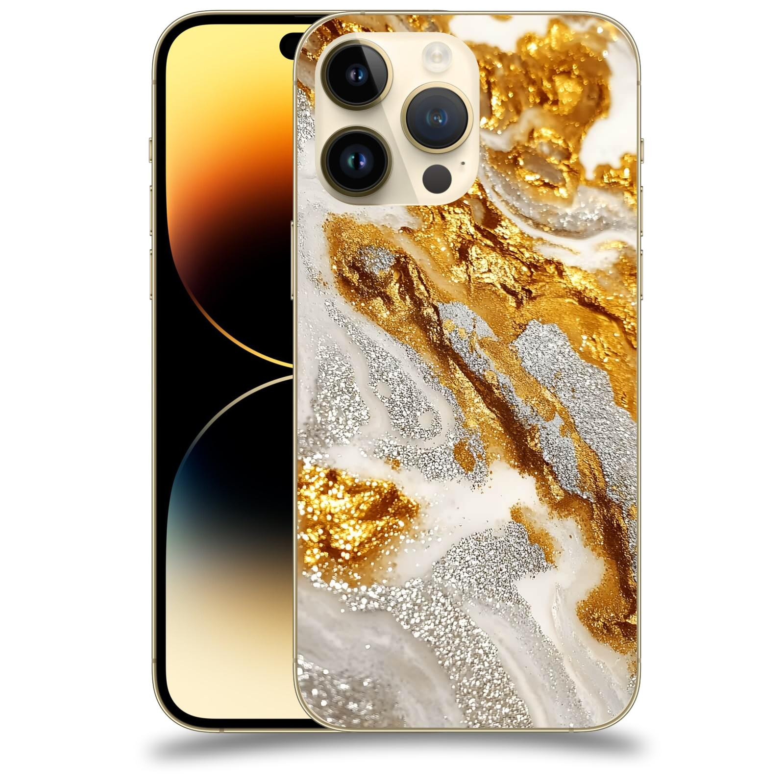 ACOVER Kryt na mobil Apple iPhone 14 Pro Max - Liquid Gold II