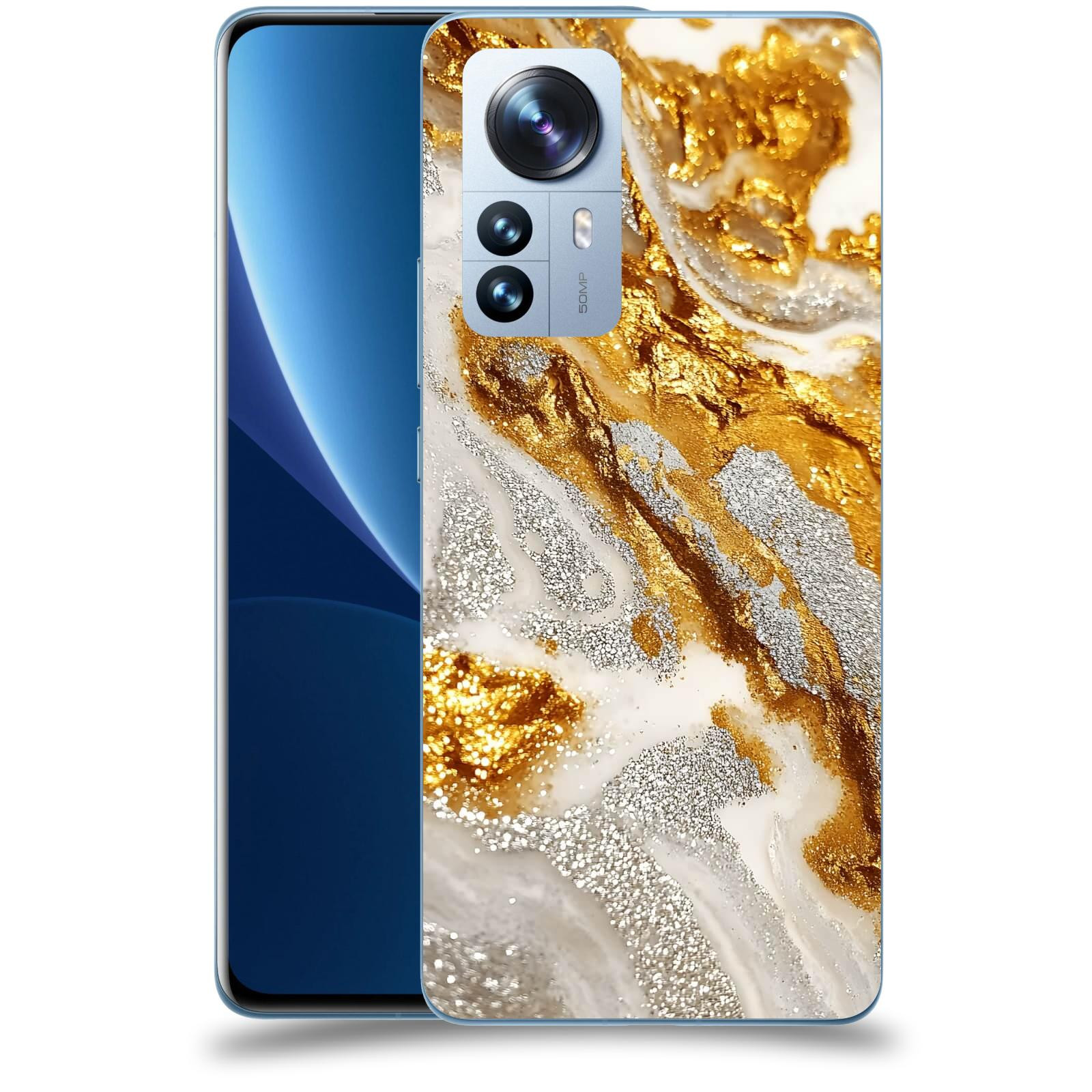 ACOVER Kryt na mobil Xiaomi 12 Pro - Liquid Gold II