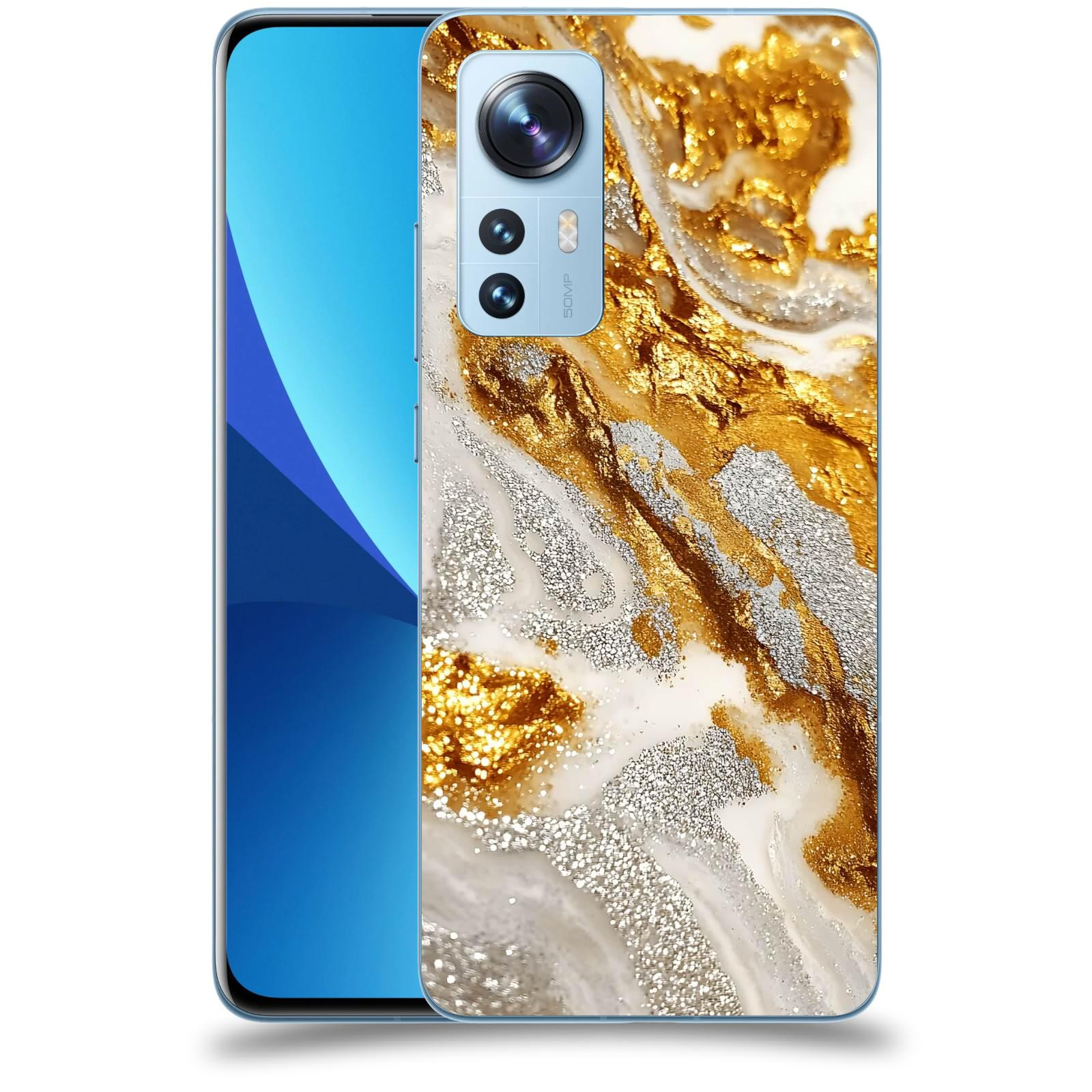ACOVER Kryt na mobil Xiaomi 12X - Liquid Gold II