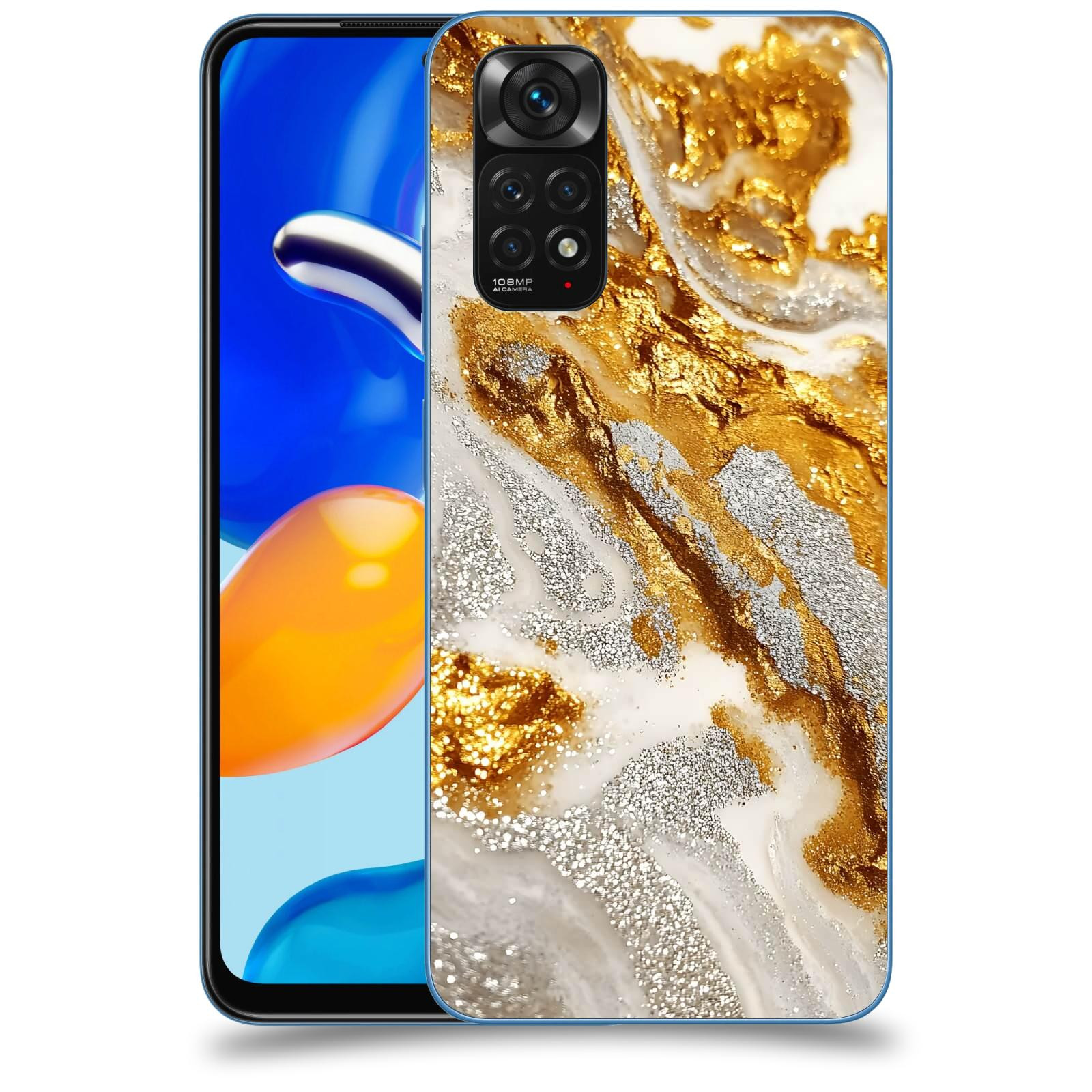 ACOVER Kryt na mobil Xiaomi Redmi Note 11S - Liquid Gold II