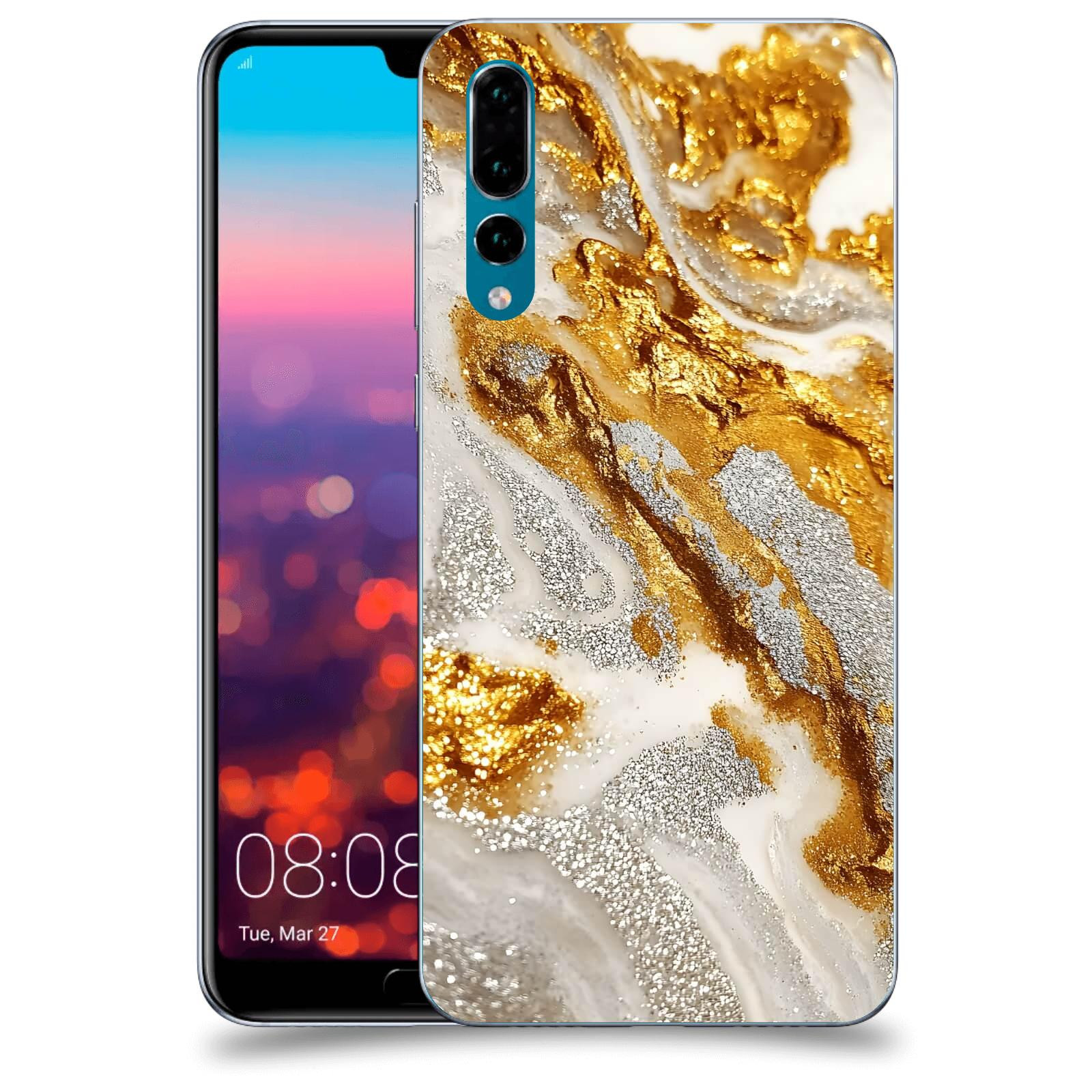 ACOVER Kryt na mobil Huawei P20 Pro - Liquid Gold II
