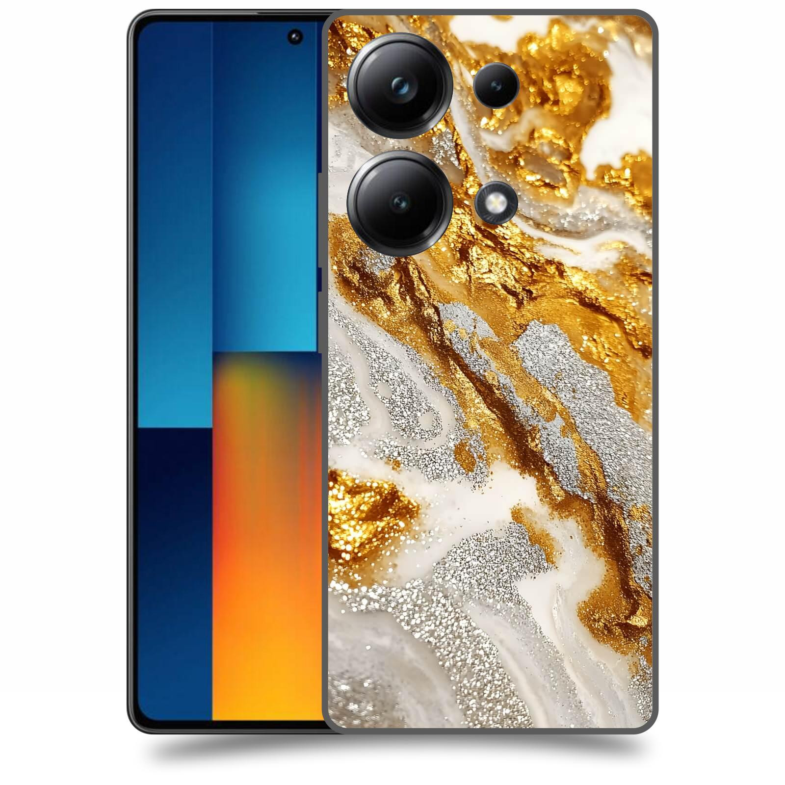 ACOVER Kryt na mobil Poco M6 - Liquid Gold II