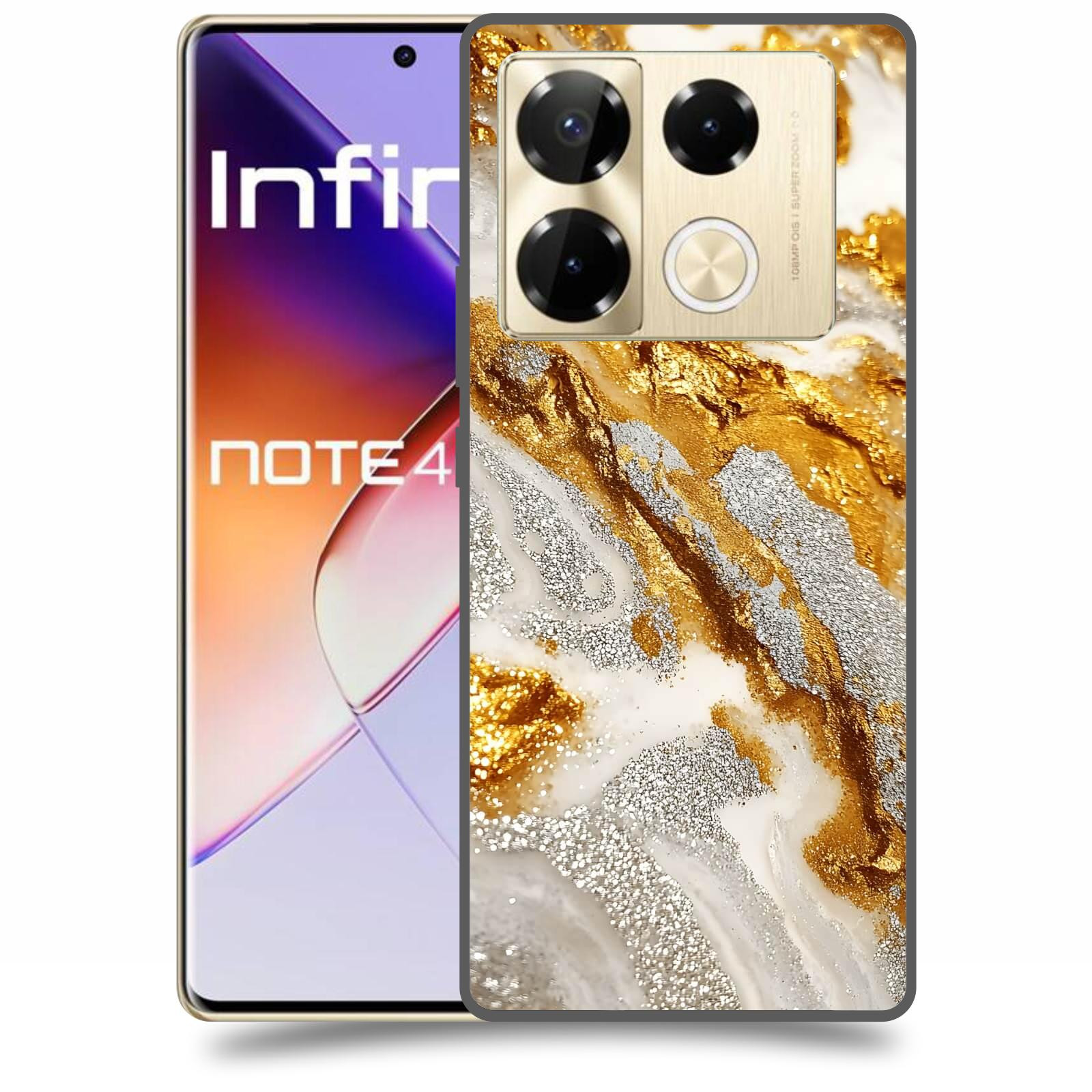 ACOVER Kryt na mobil Infinix Note 40 PRO - Liquid Gold II