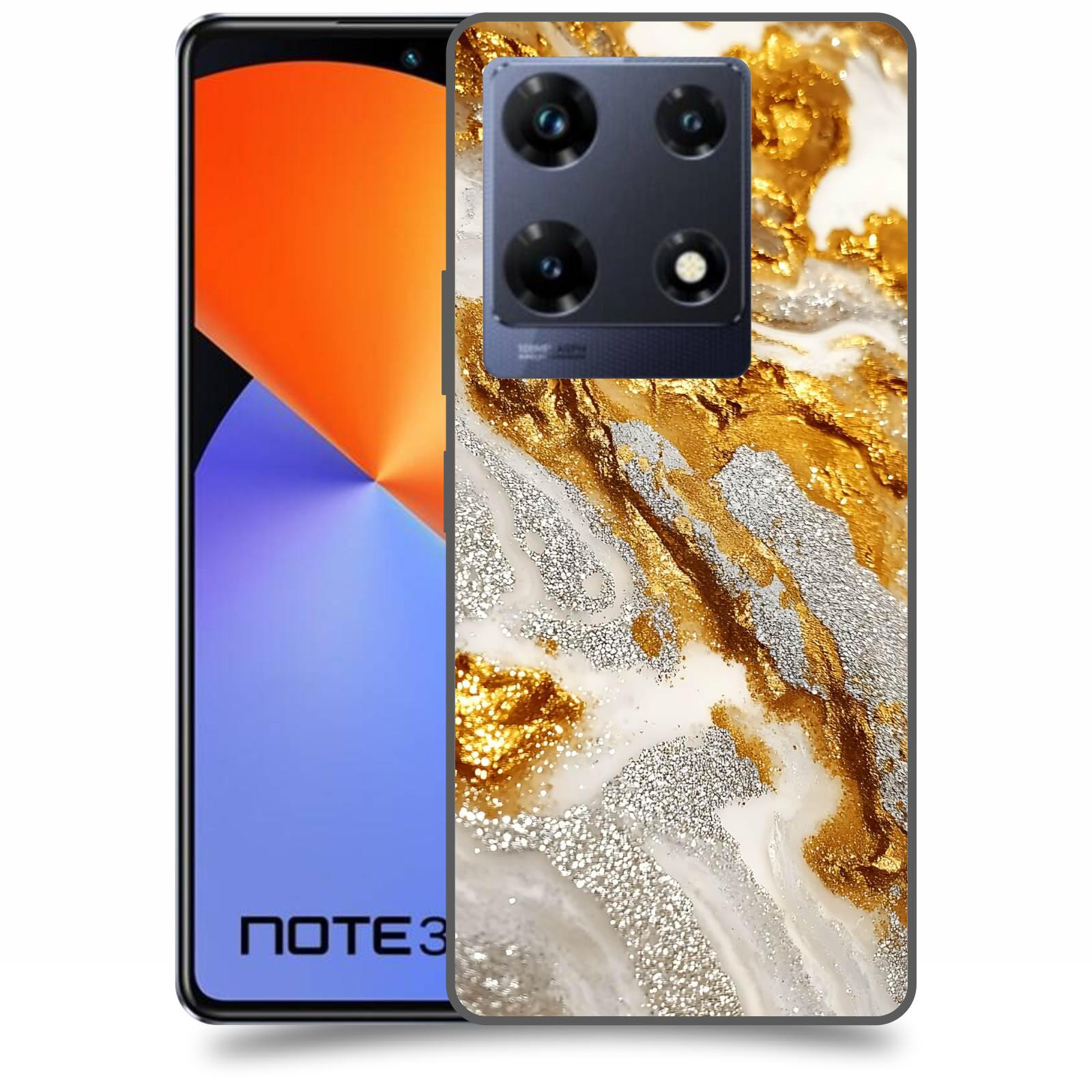 ACOVER Kryt na mobil Infinix Note 30 PRO - Liquid Gold II