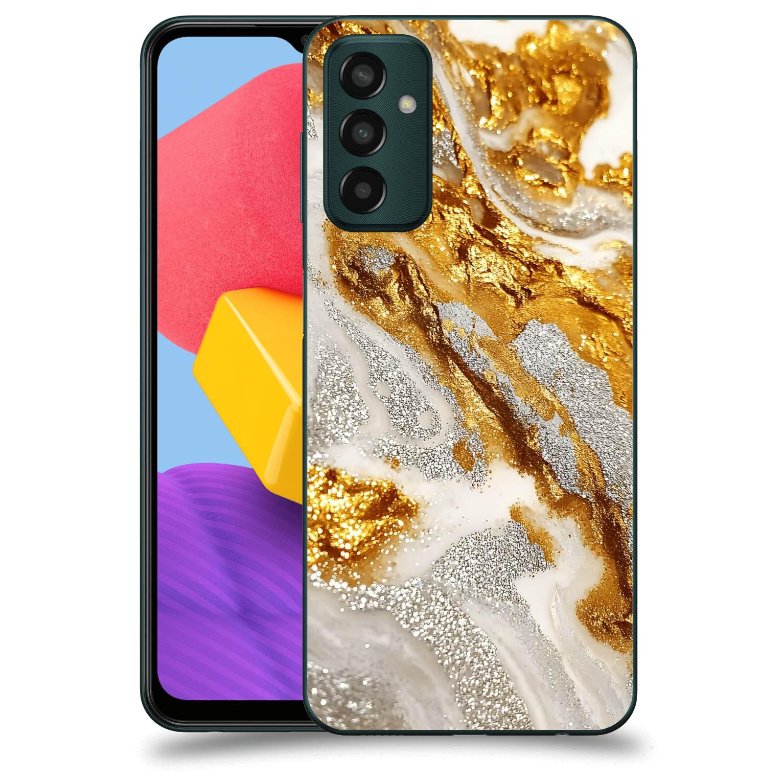 ACOVER Kryt na mobil Samsung Galaxy M13 M135F - Liquid Gold II