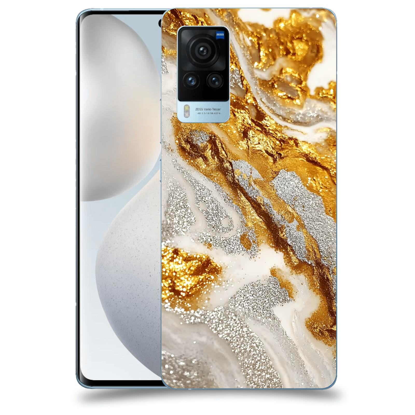 ACOVER Kryt na mobil Vivo X60 Pro 5G - Liquid Gold II