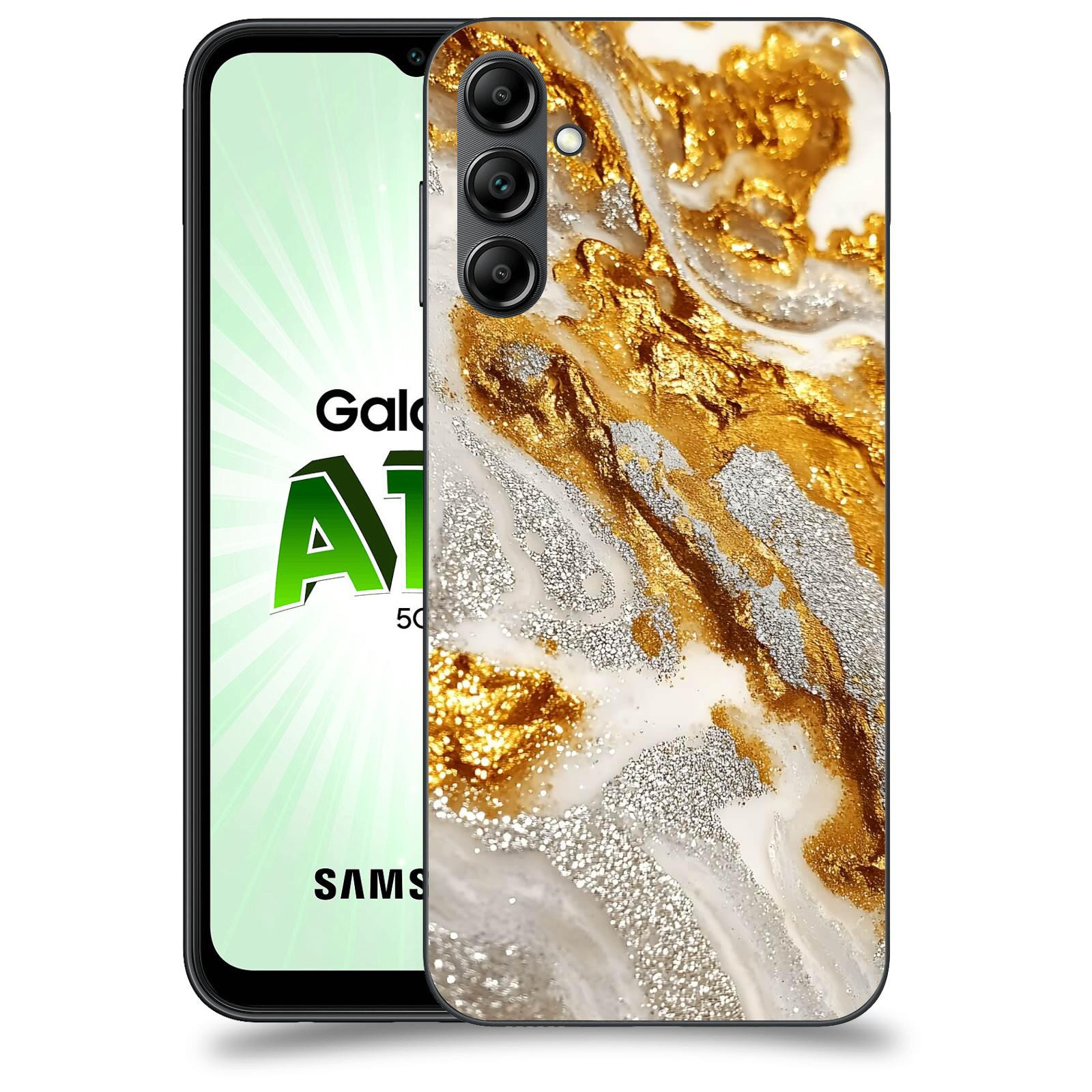 ACOVER Kryt na mobil Samsung Galaxy A14 5G - Liquid Gold II
