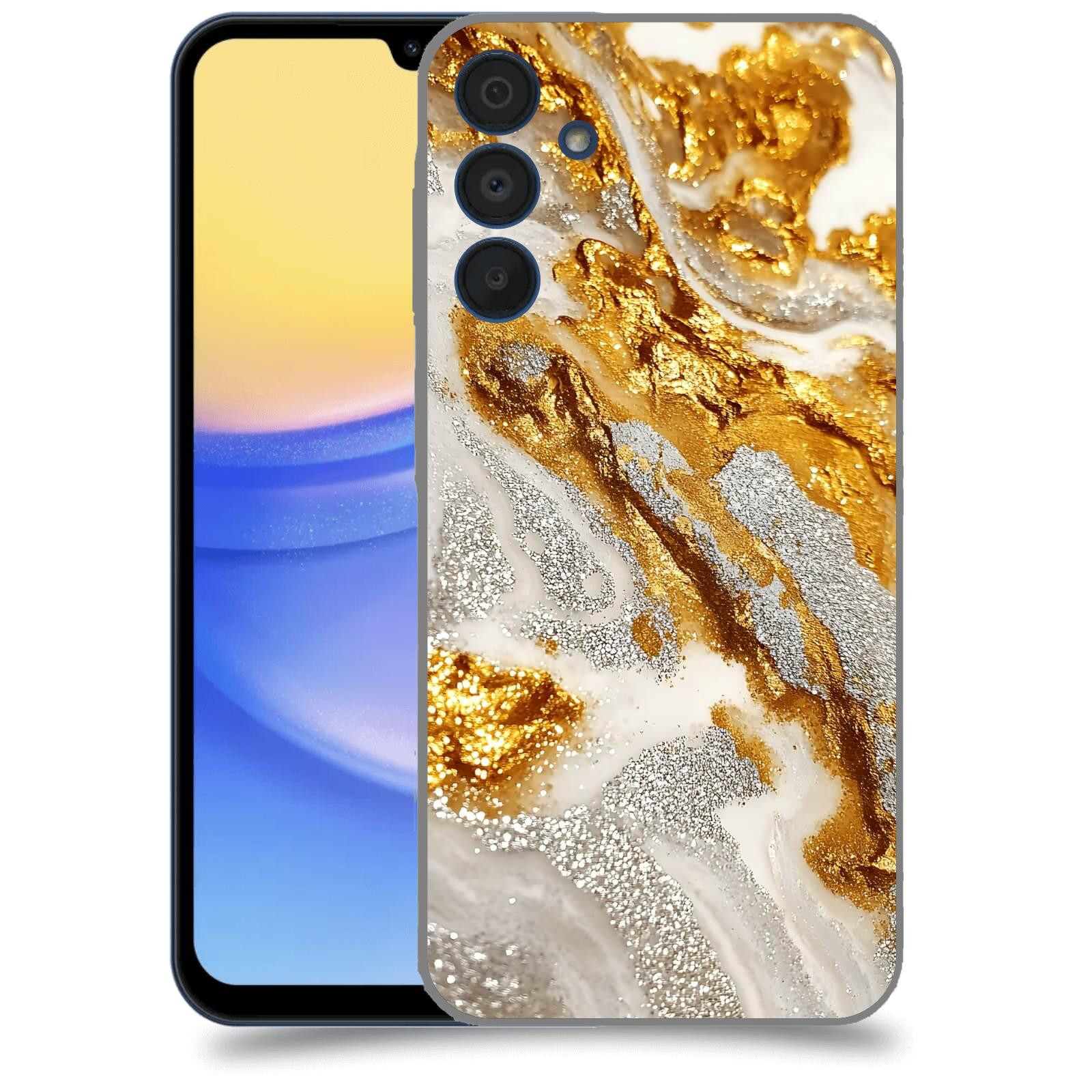 ACOVER Kryt na mobil Samsung Galaxy A15 5G - Liquid Gold II