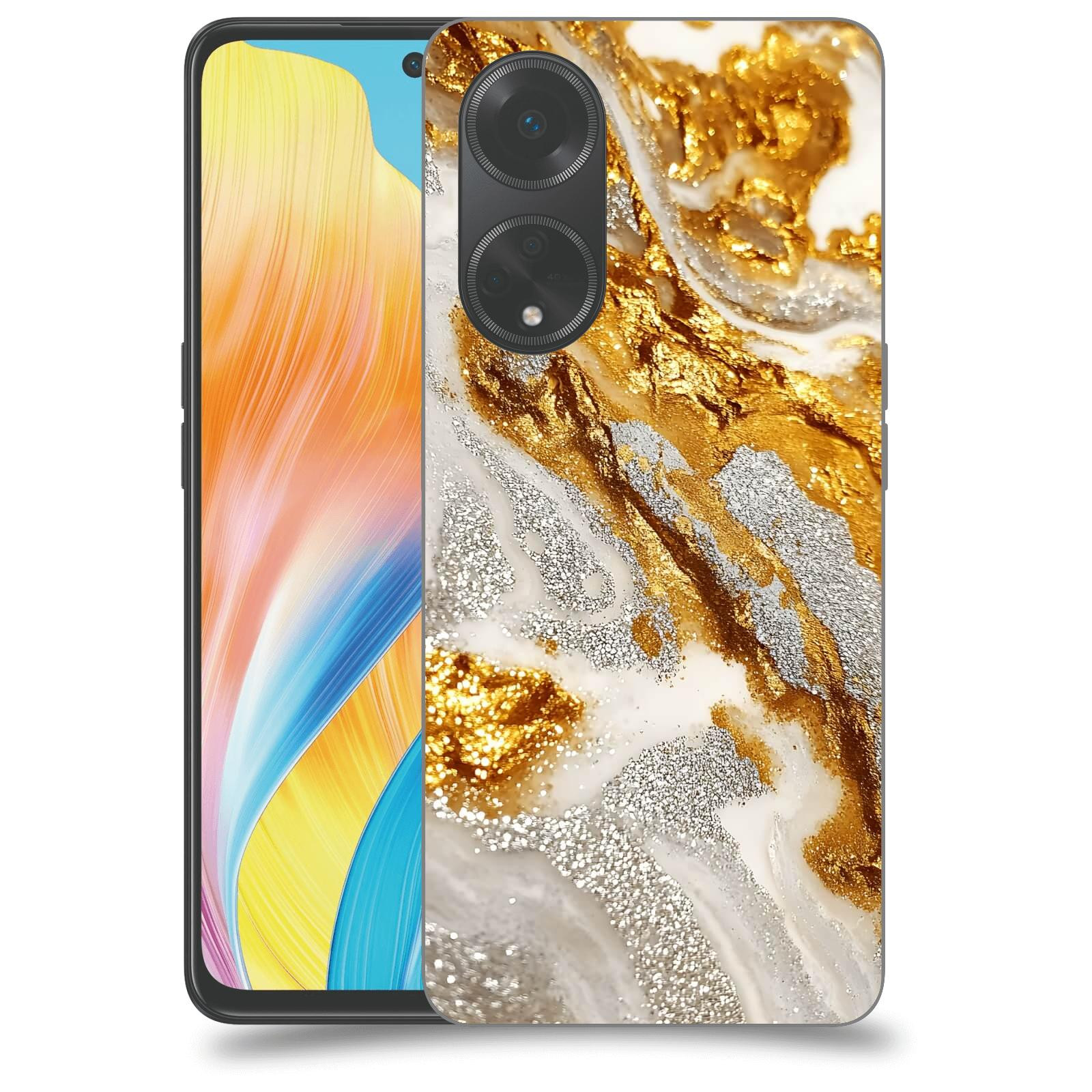ACOVER Kryt na mobil OPPO A98 5G - Liquid Gold II