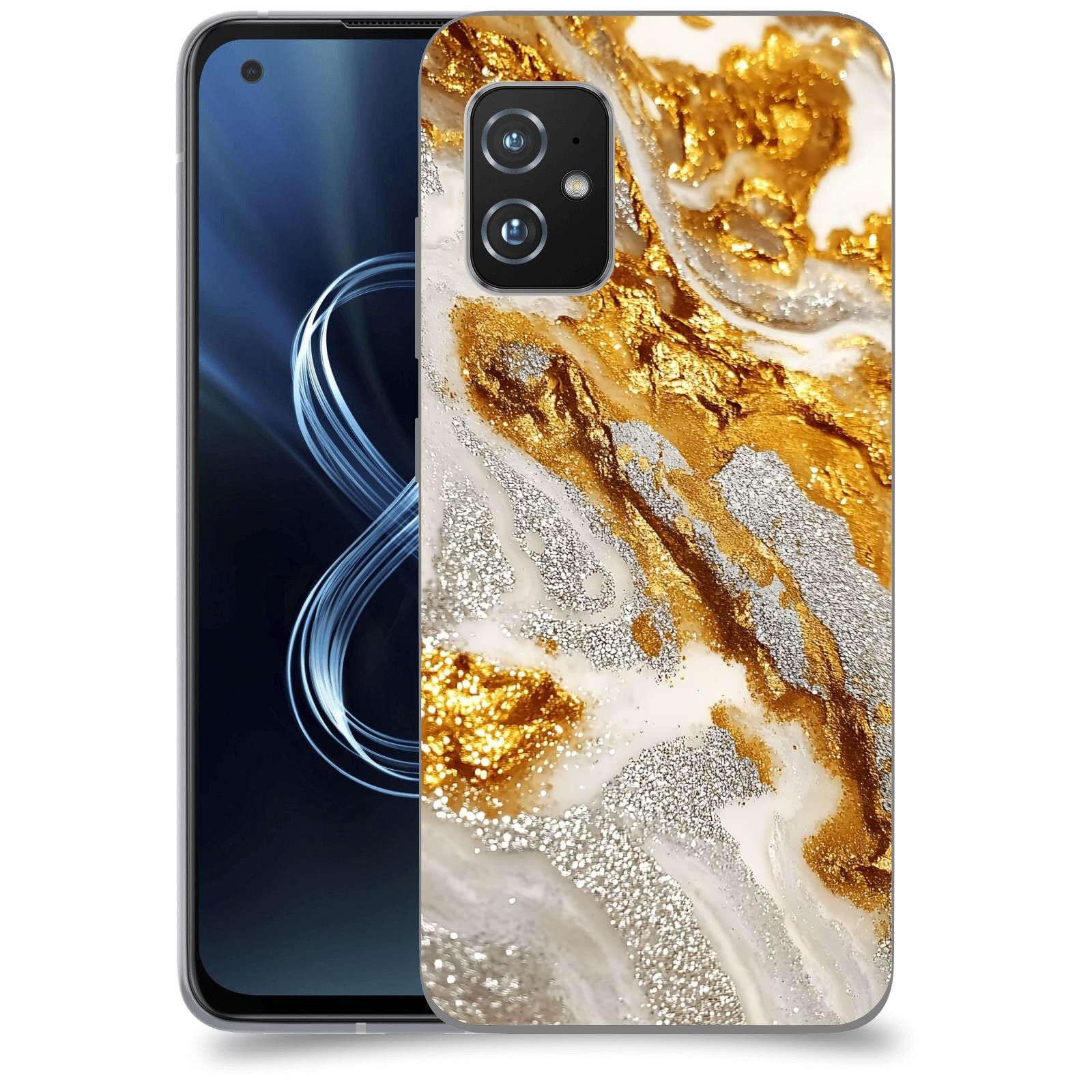 ACOVER Kryt na mobil Honor Magic5 Lite 5G - Liquid Gold II