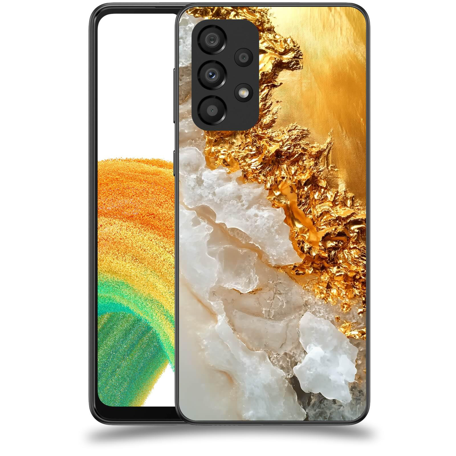 ACOVER Kryt na mobil Samsung Galaxy A33 5G A336 - Liquid Gold III