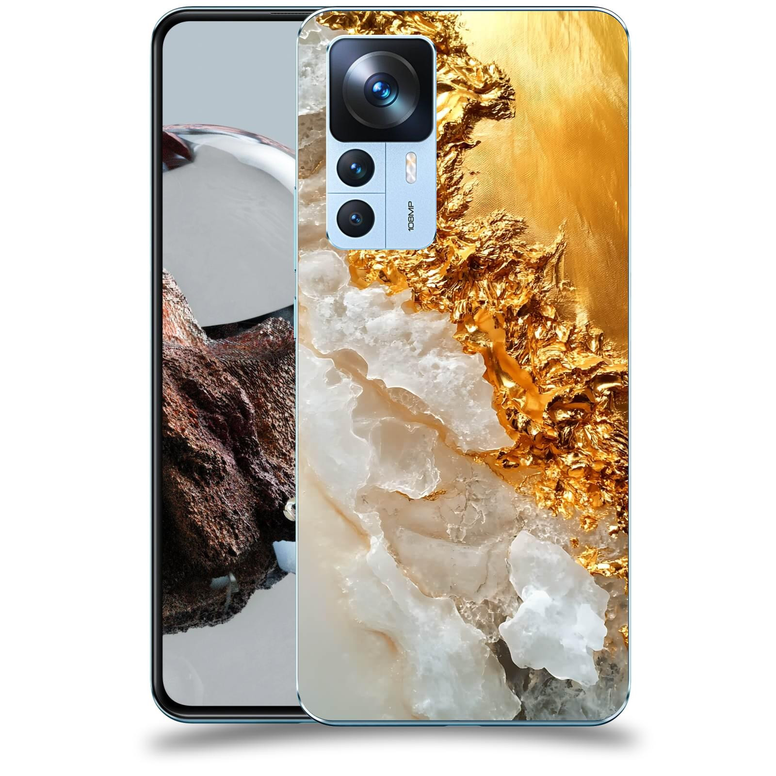ACOVER Kryt na mobil Xiaomi 12T - Liquid Gold III