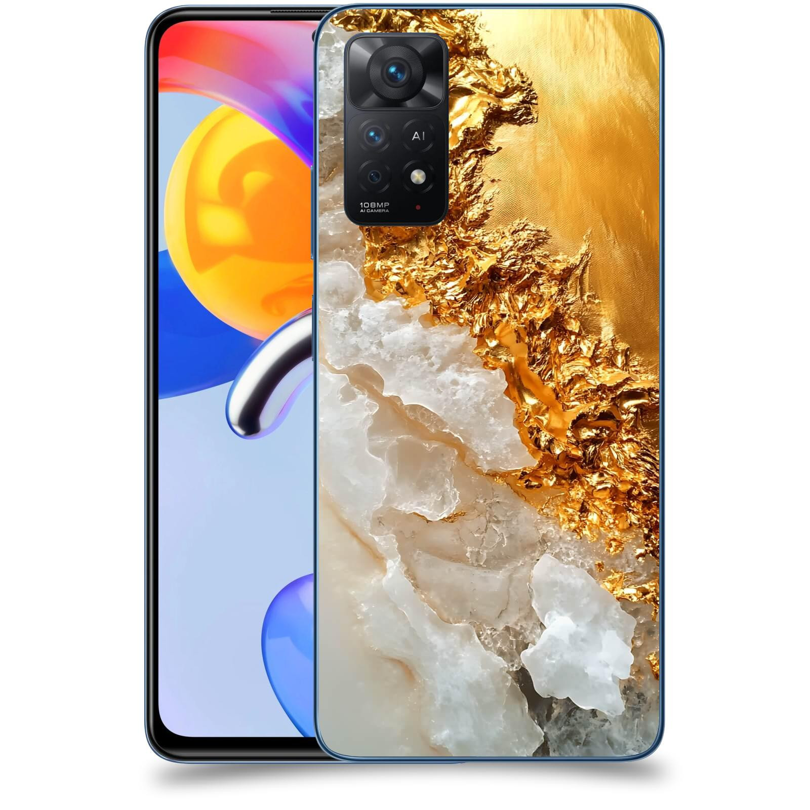 ACOVER Kryt na mobil Xiaomi Redmi Note 11 Pro 5G - Liquid Gold III