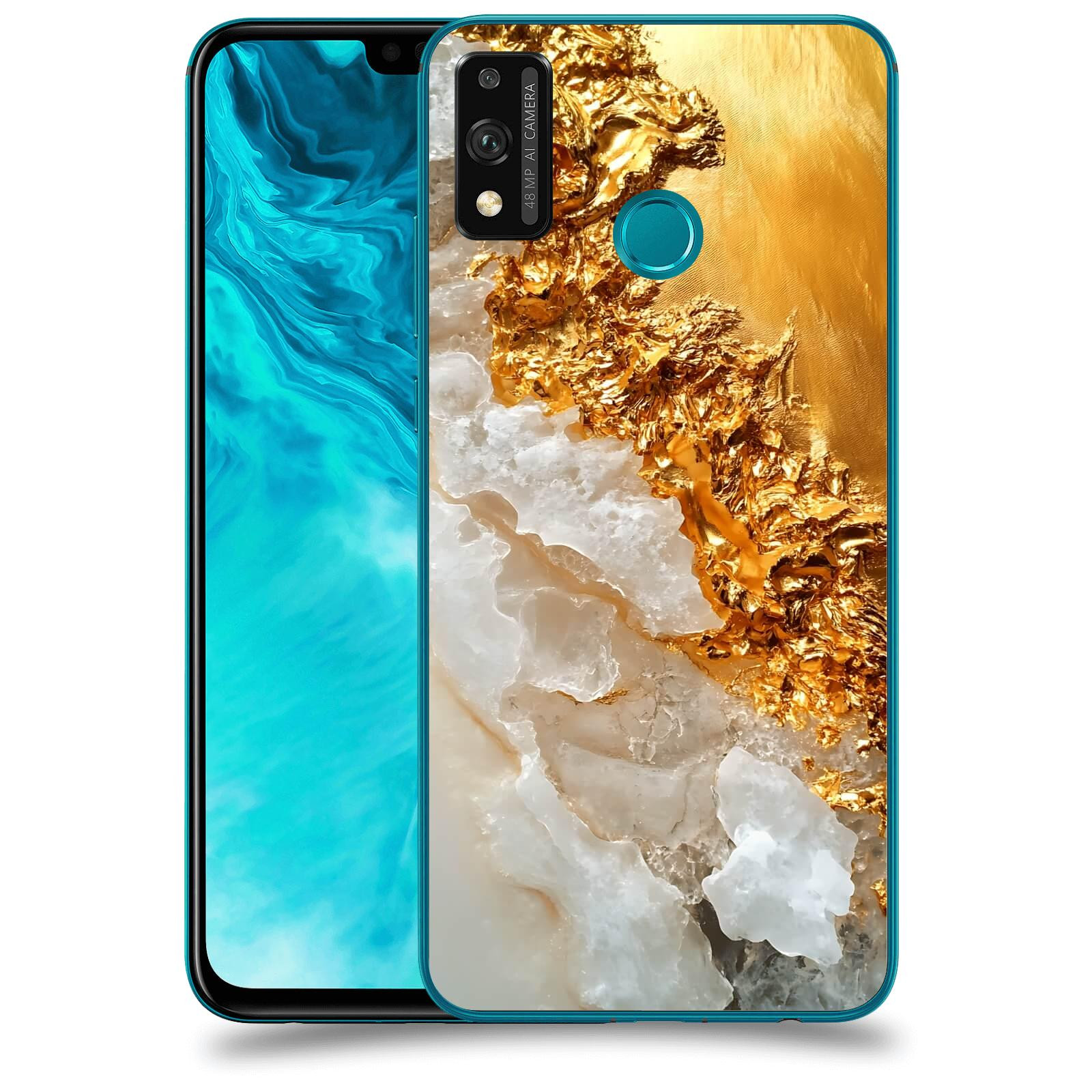 ACOVER Kryt na mobil Honor 9X Lite - Liquid Gold III
