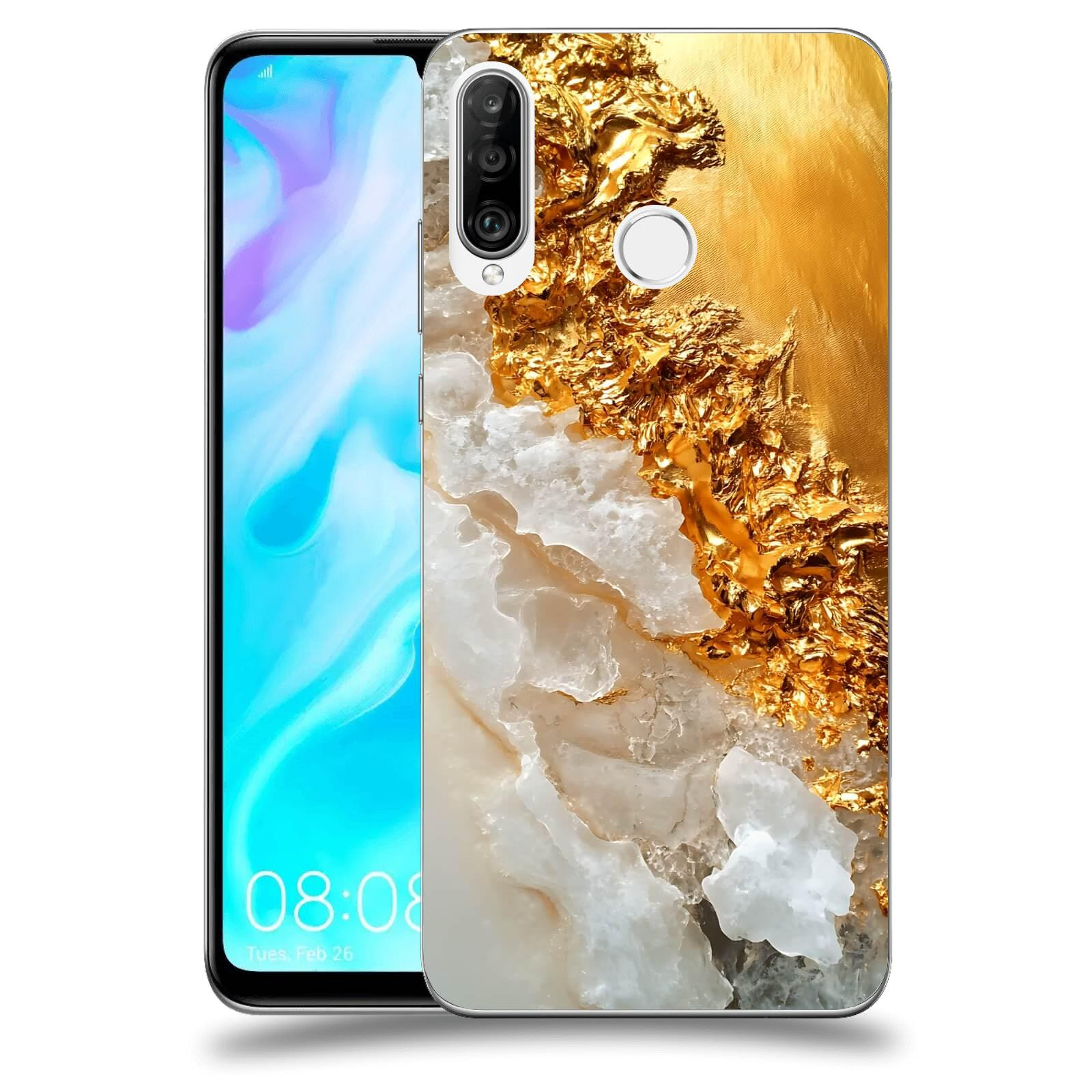 ACOVER Kryt na mobil Huawei P30 Lite - Liquid Gold III