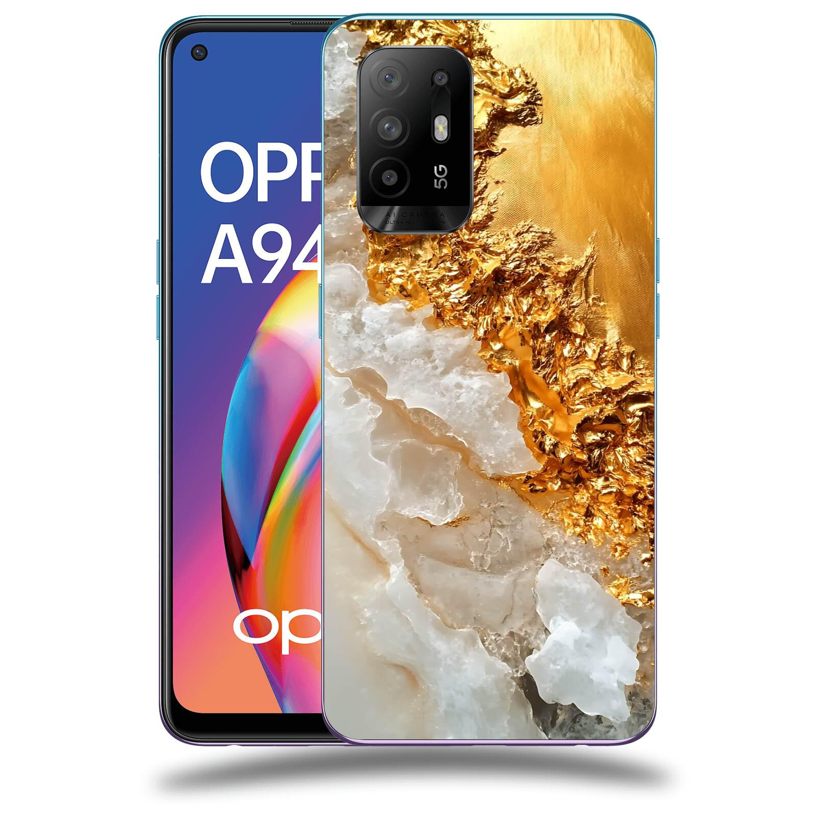 ACOVER Kryt na mobil OPPO A94 5G - Liquid Gold III
