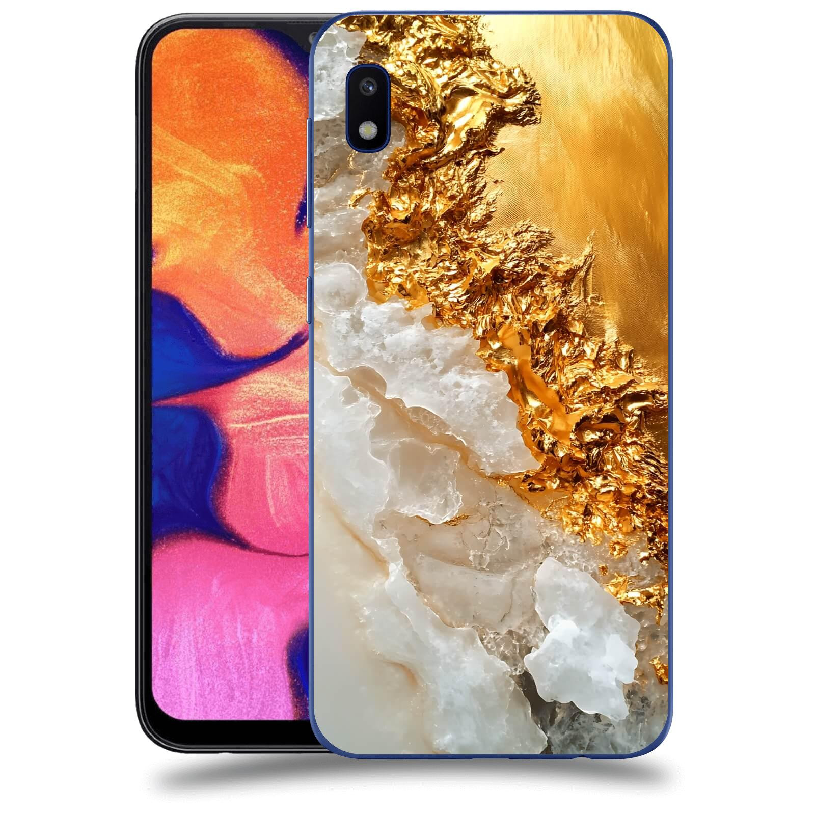 ACOVER Kryt na mobil Samsung Galaxy A10 A105F - Liquid Gold III