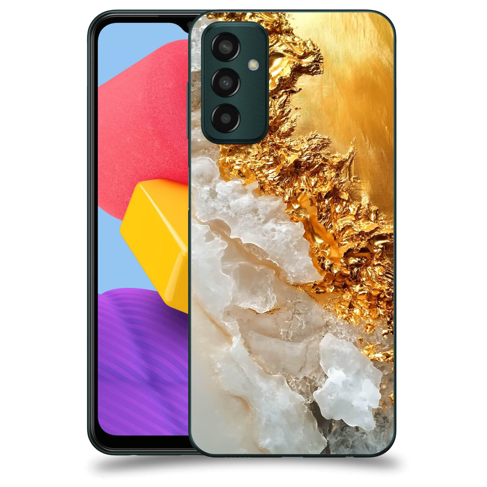 ACOVER Kryt na mobil Samsung Galaxy M13 M135F - Liquid Gold III