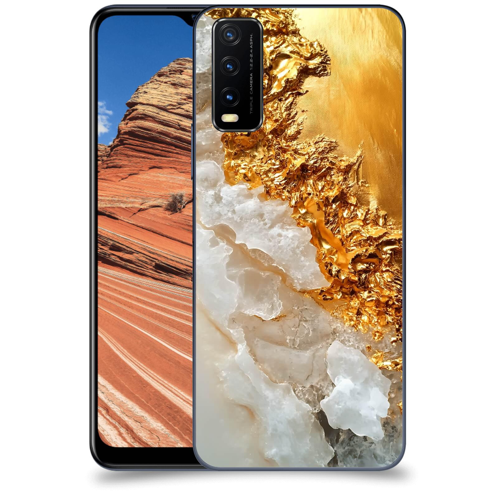 ACOVER Kryt na mobil Vivo Y20s - Liquid Gold III
