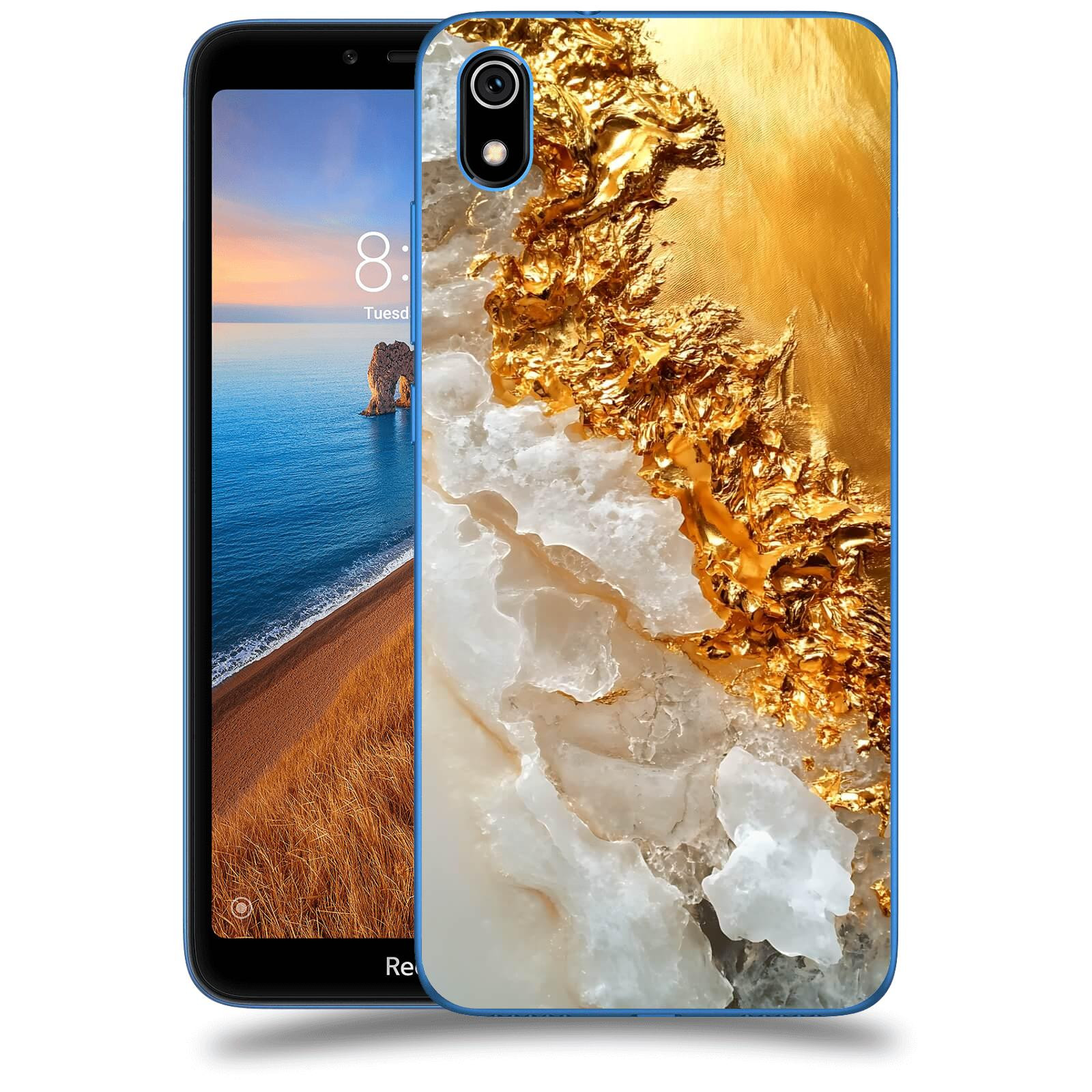 ACOVER Kryt na mobil Xiaomi Redmi 7A - Liquid Gold III
