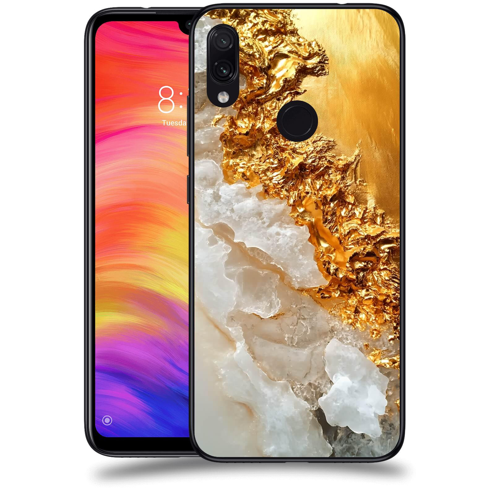 ACOVER Kryt na mobil Xiaomi Redmi Note 7 - Liquid Gold III