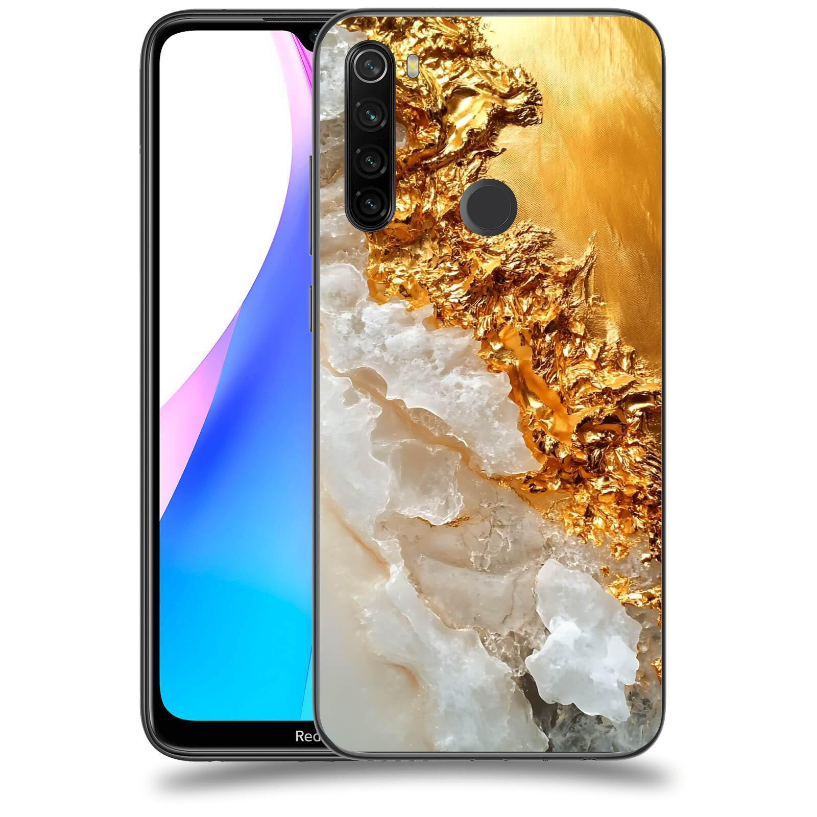 ACOVER Kryt na mobil Xiaomi Redmi Note 8T - Liquid Gold III