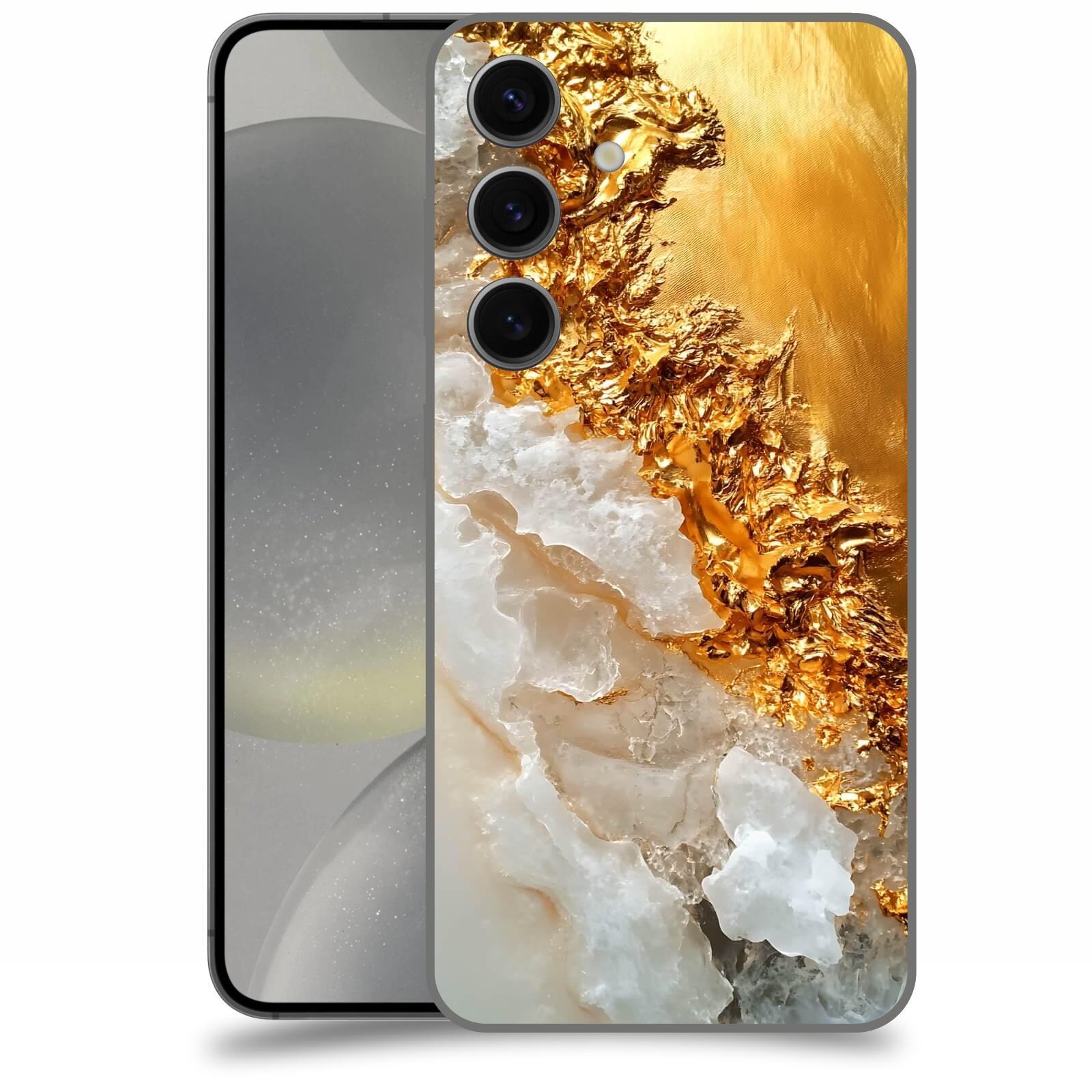 ACOVER Kryt na mobil Samsung Galaxy S24 - Liquid Gold III