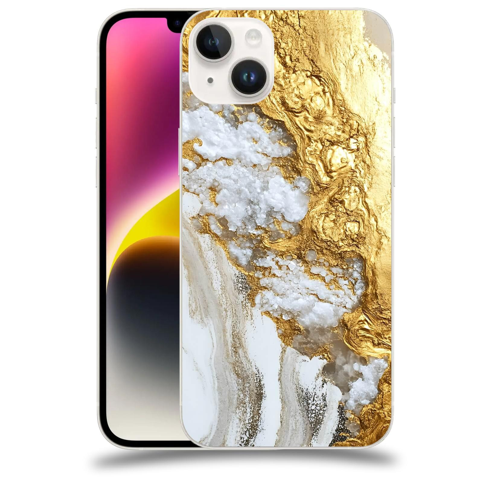 ACOVER Kryt na mobil Apple iPhone 14 Plus - Liquid Gold V