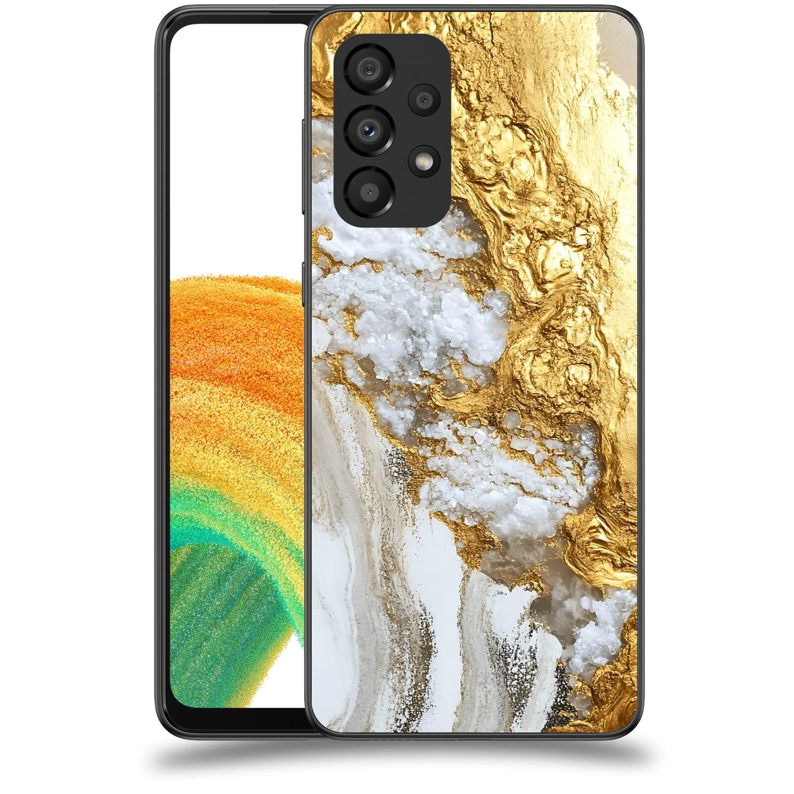 ACOVER Kryt na mobil Samsung Galaxy A33 5G A336 - Liquid Gold V
