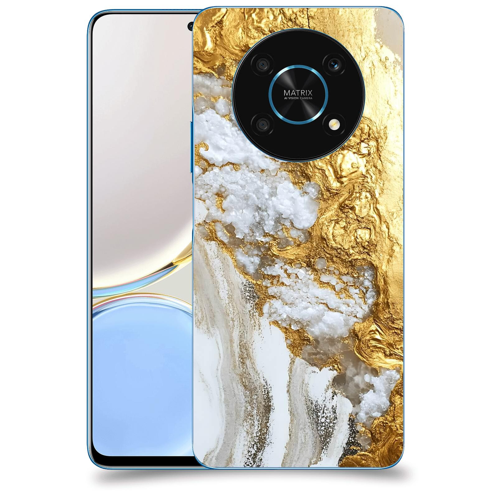 ACOVER Kryt na mobil Honor Magic 4 Lite 5G - Liquid Gold V