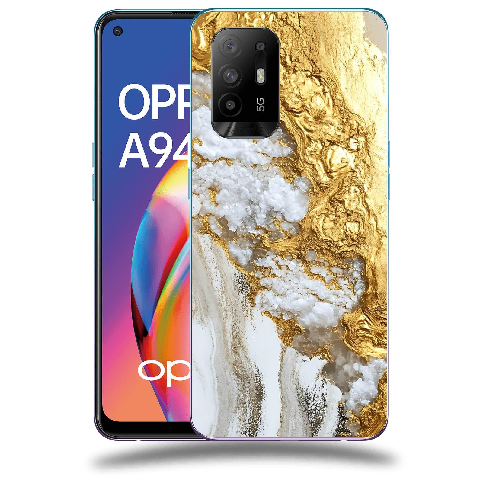 ACOVER Kryt na mobil OPPO A94 5G - Liquid Gold V