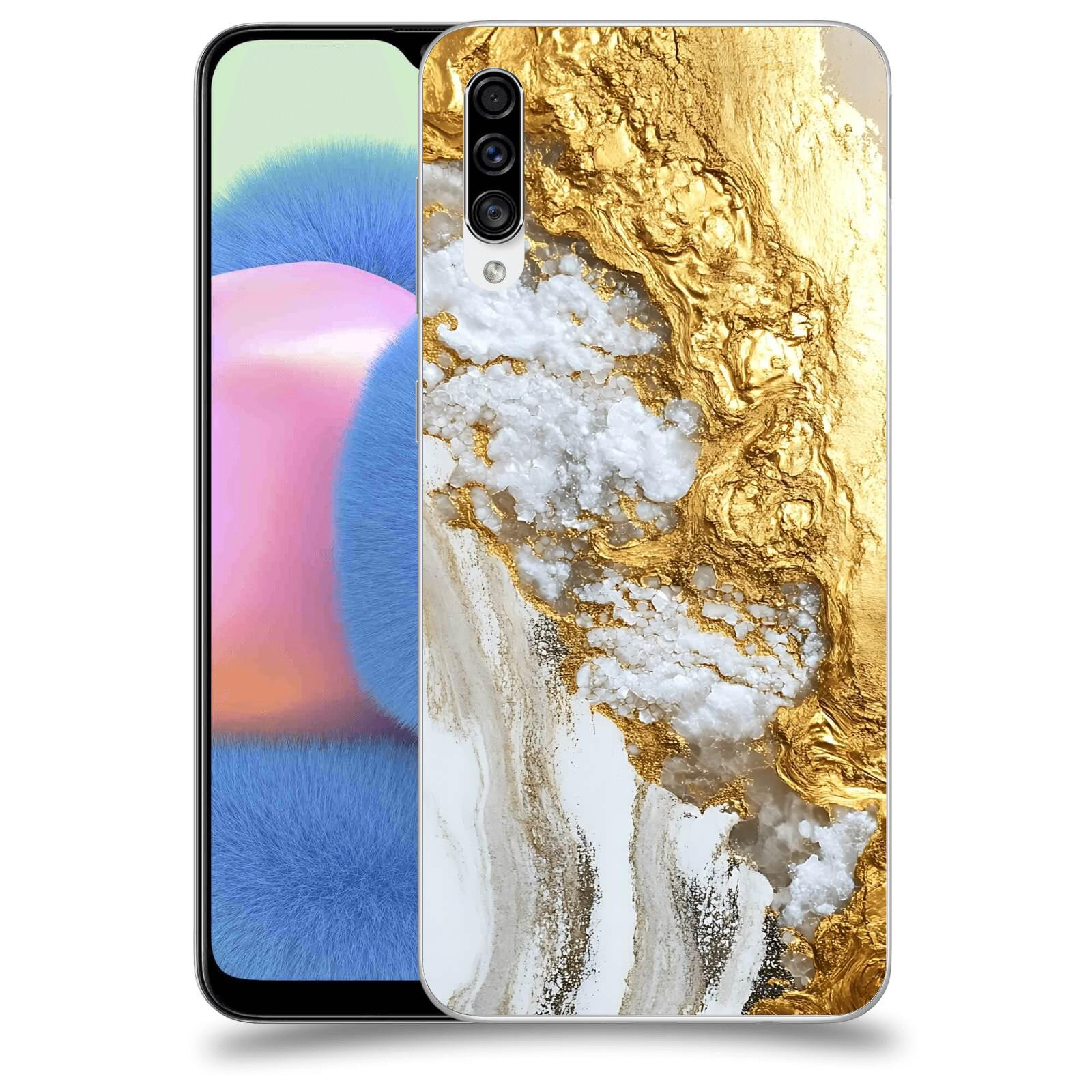 ACOVER Kryt na mobil Samsung Galaxy A30s A307F - Liquid Gold V